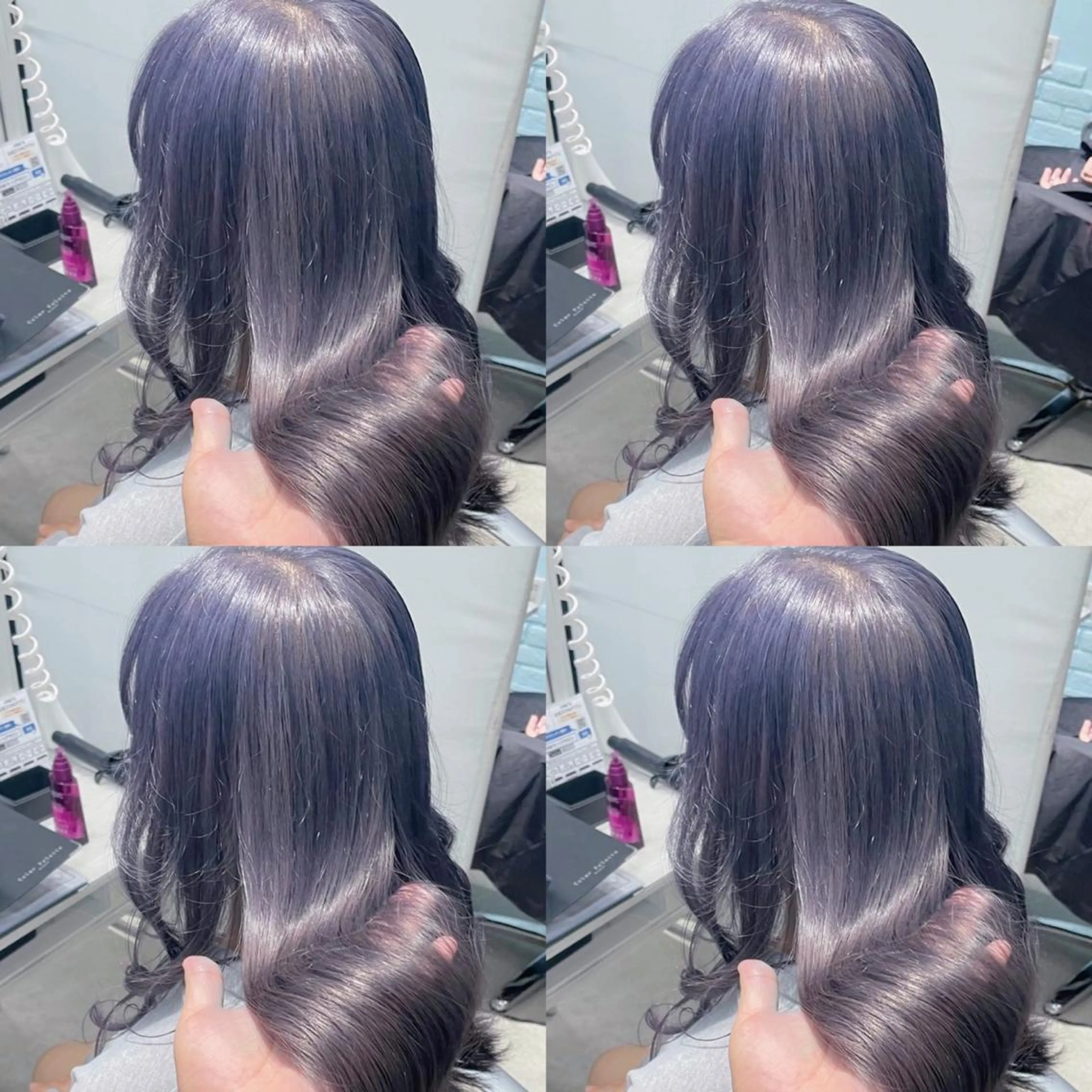 セミロング ヘアカラー トリートメント ヘアセット 柔らかカラー/ レイヤーYUTO🧋のヘアスタイル