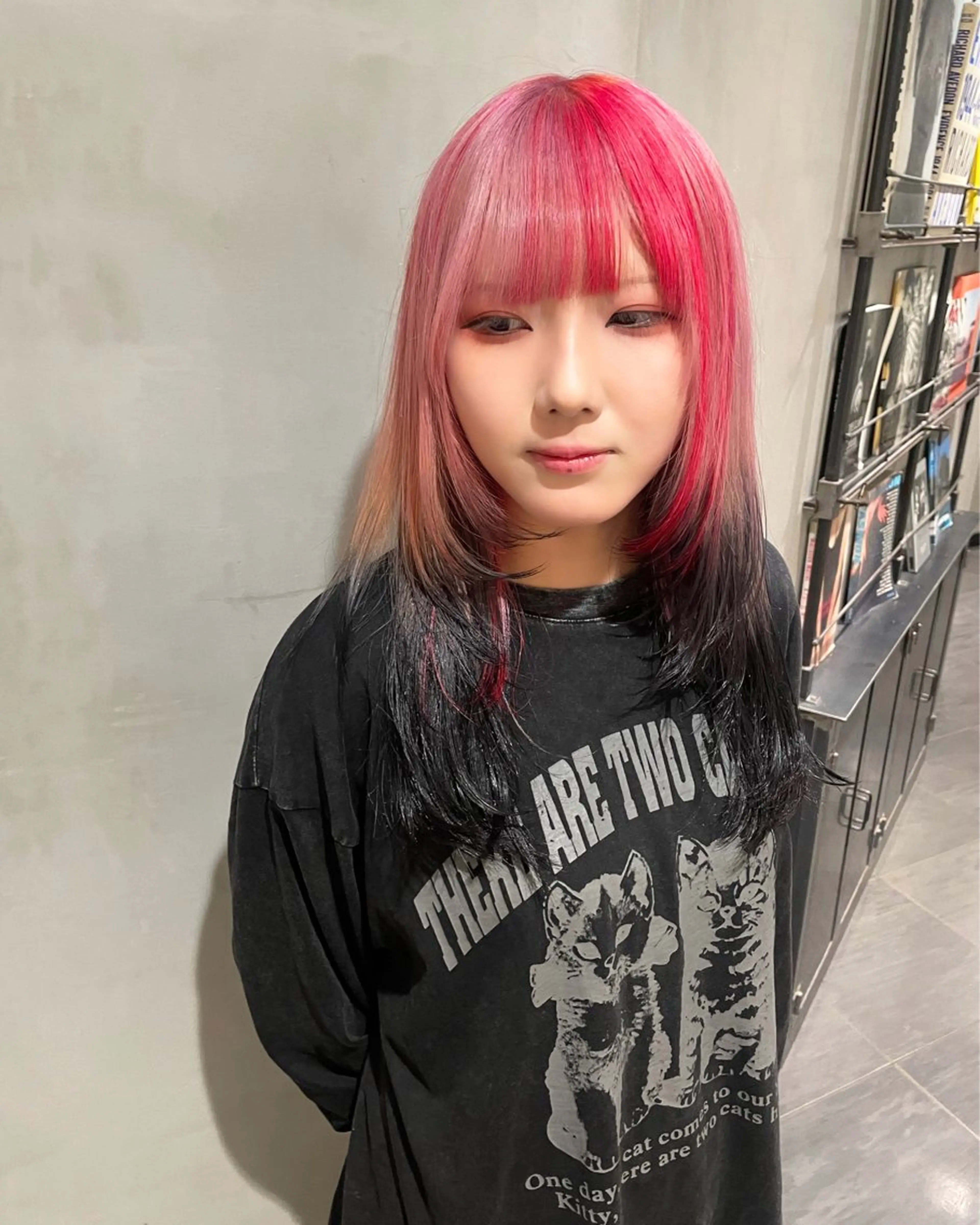 ロング カラー ヘアカラー トリートメント 優 作のヘアスタイル