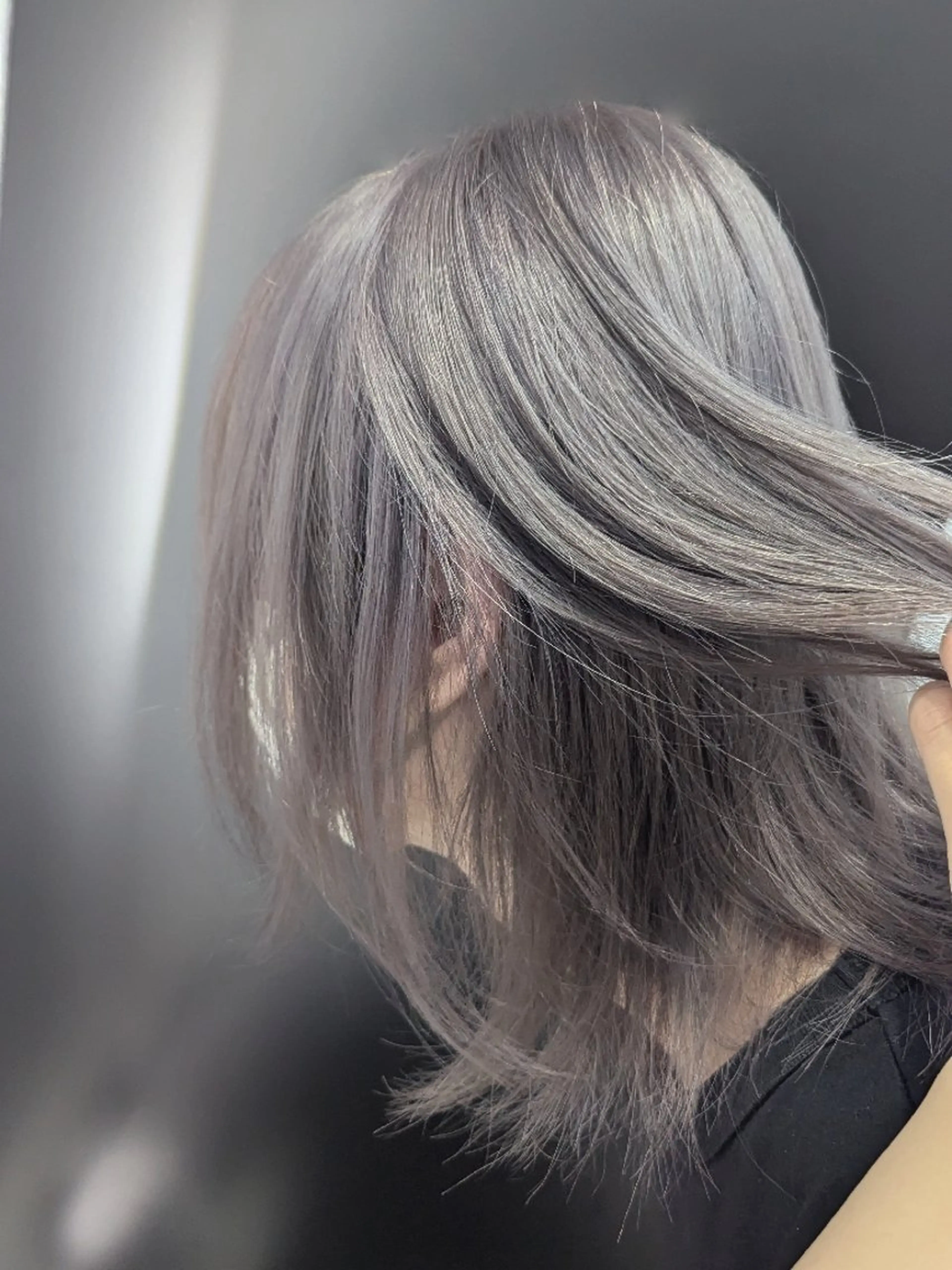 ミディアム ヘアカラー トリートメント 🩶MIYU🩶 うるつやカラー୨୧のヘアスタイル