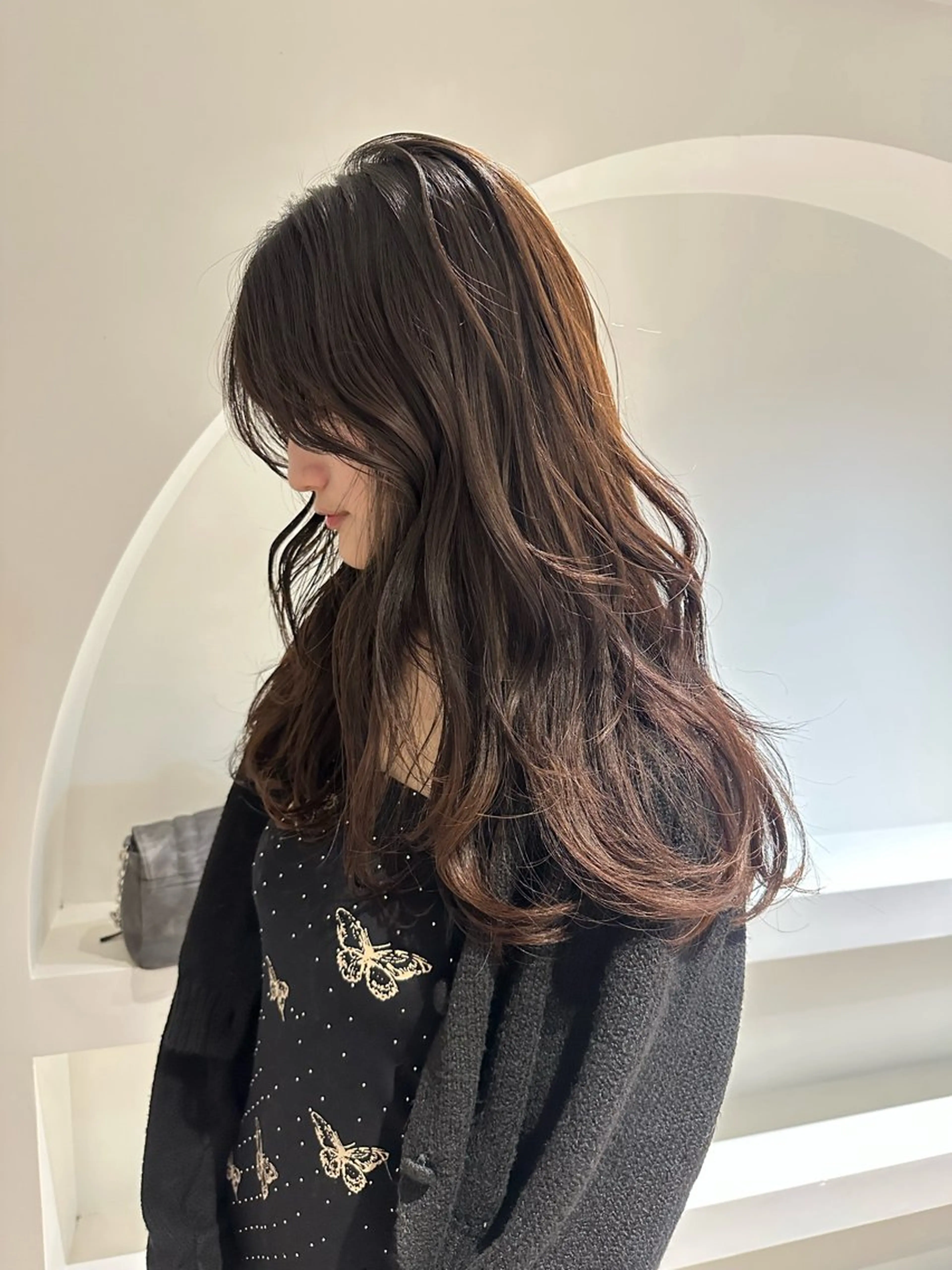 ロング ヘアアレンジ ヘアセット REINA☁️透明感 カラー/ぷつっと♡のヘアスタイル