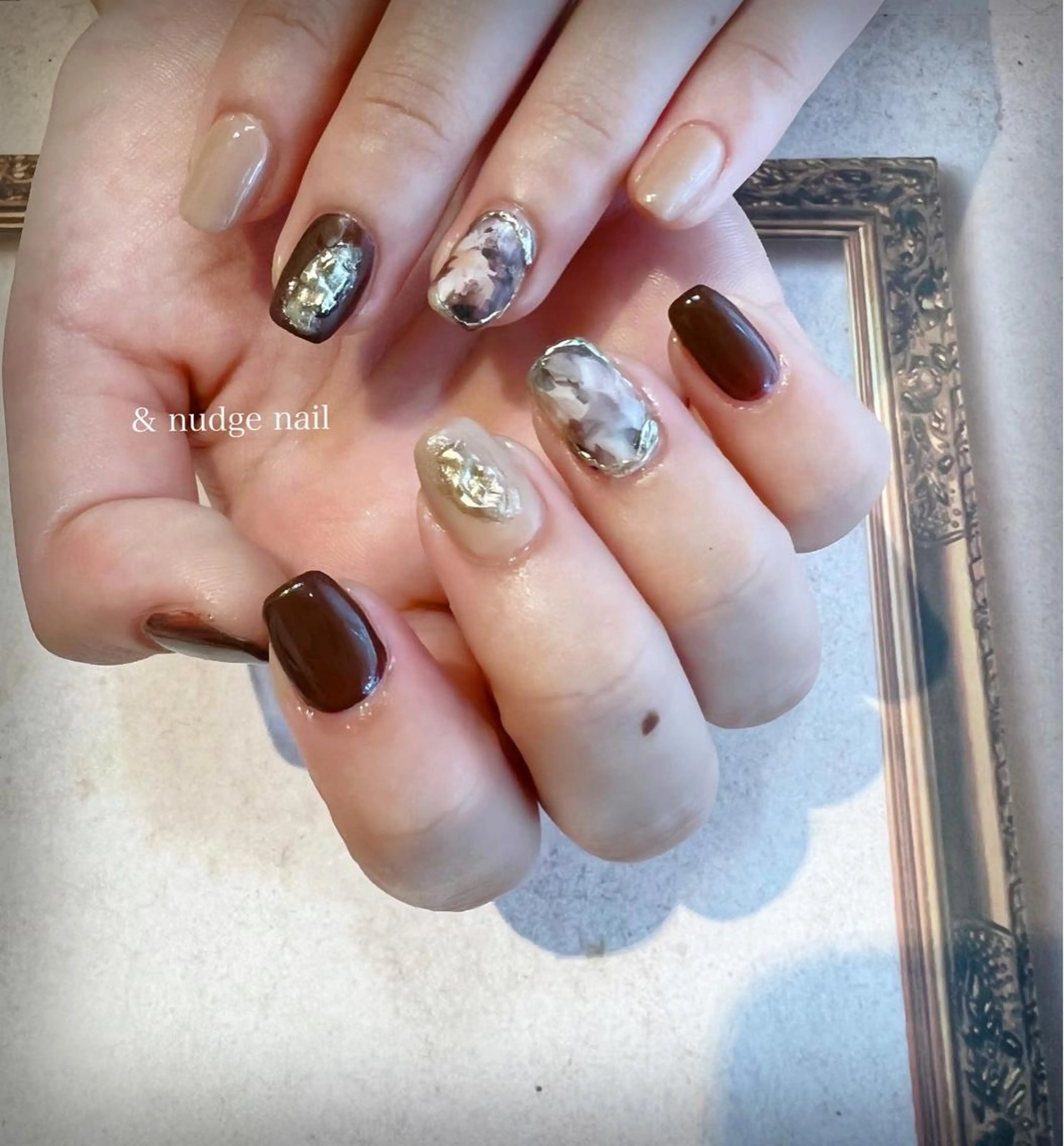 ネイル ハンドネイル & nudge nail所属・&nudgenail 本多のネイルデザイン