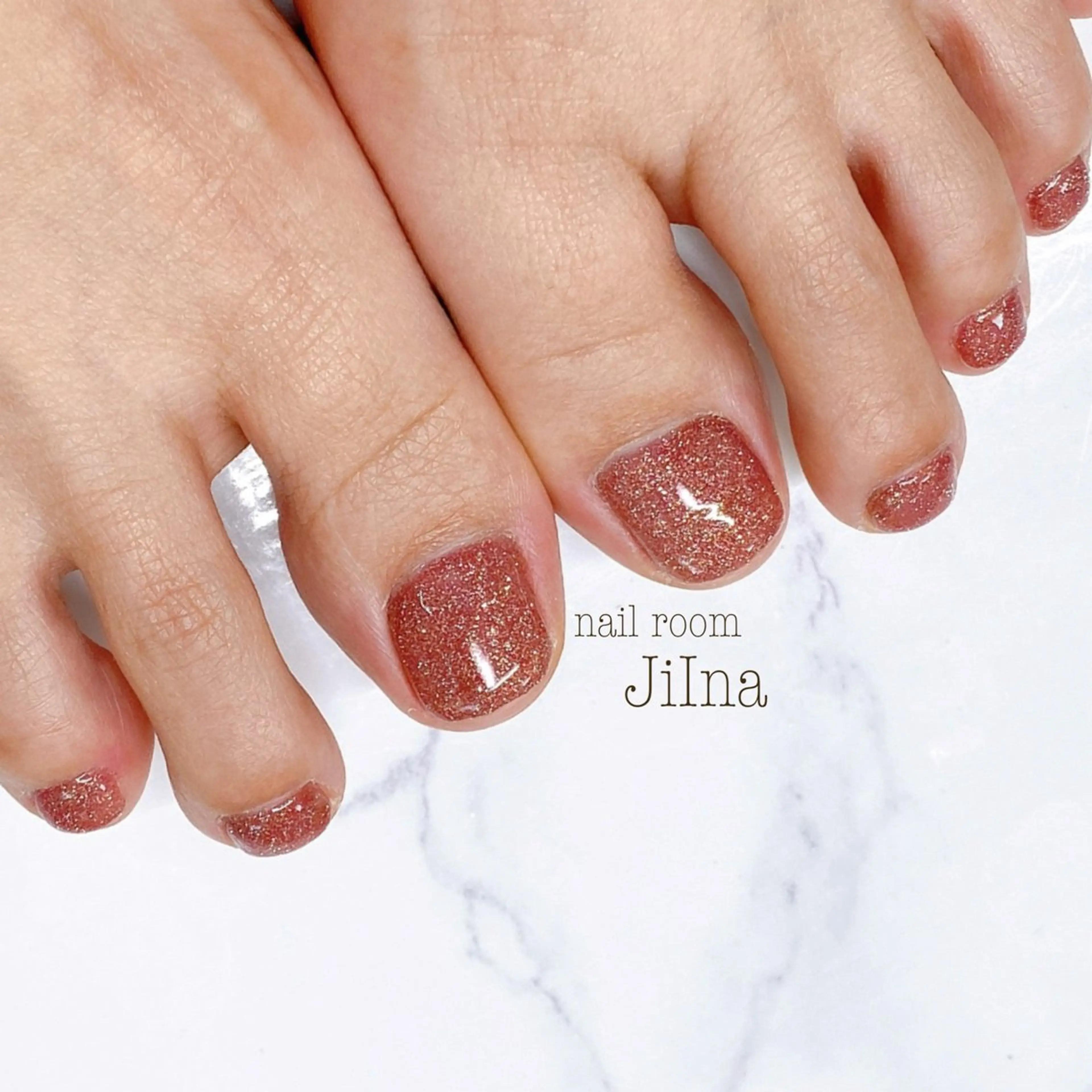 ネイル フラッシュネイル ワンカラーネイル nail room JiInaのネイルデザイン