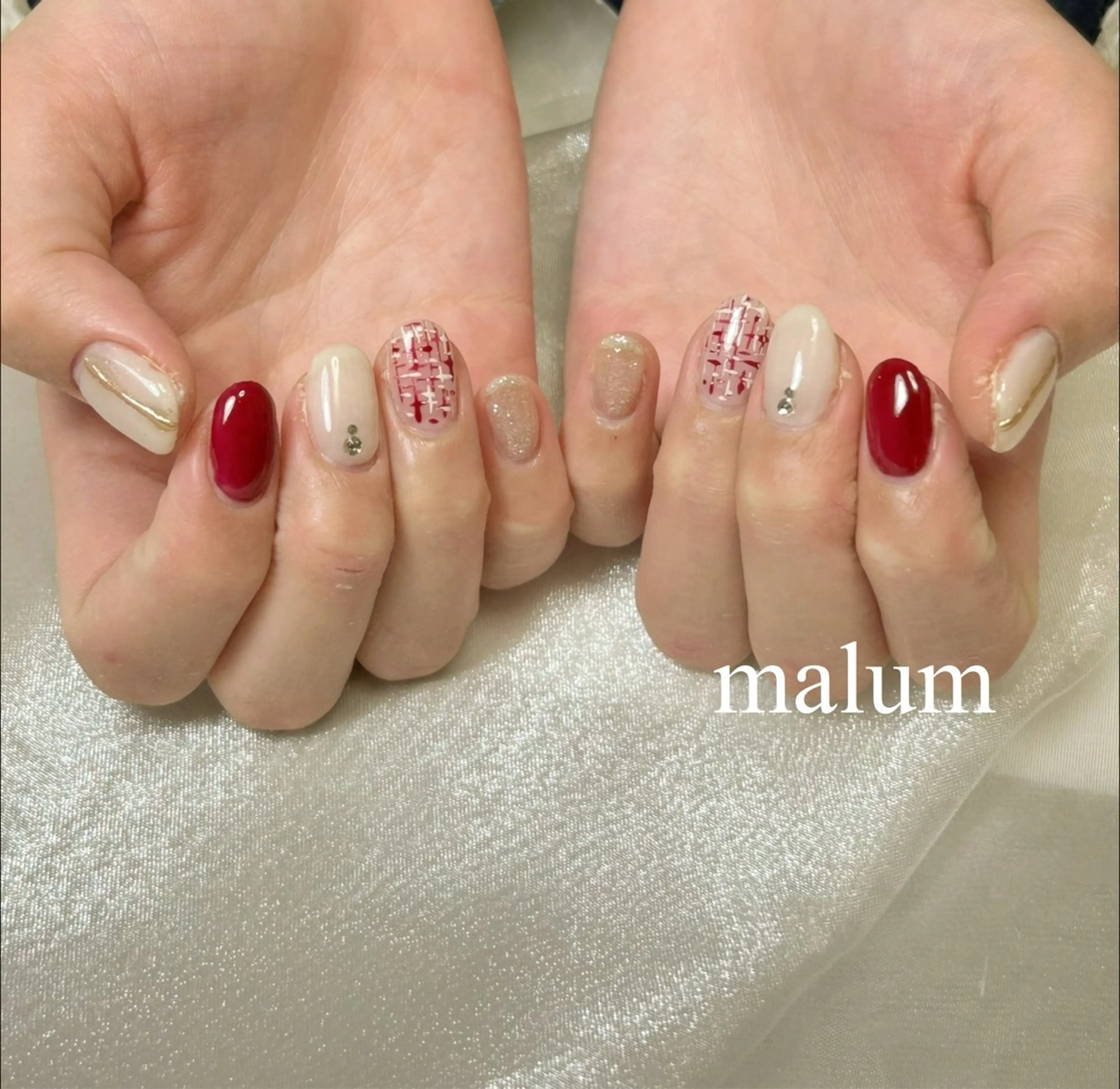 ネイル ハンドネイル malum nailのネイルデザイン