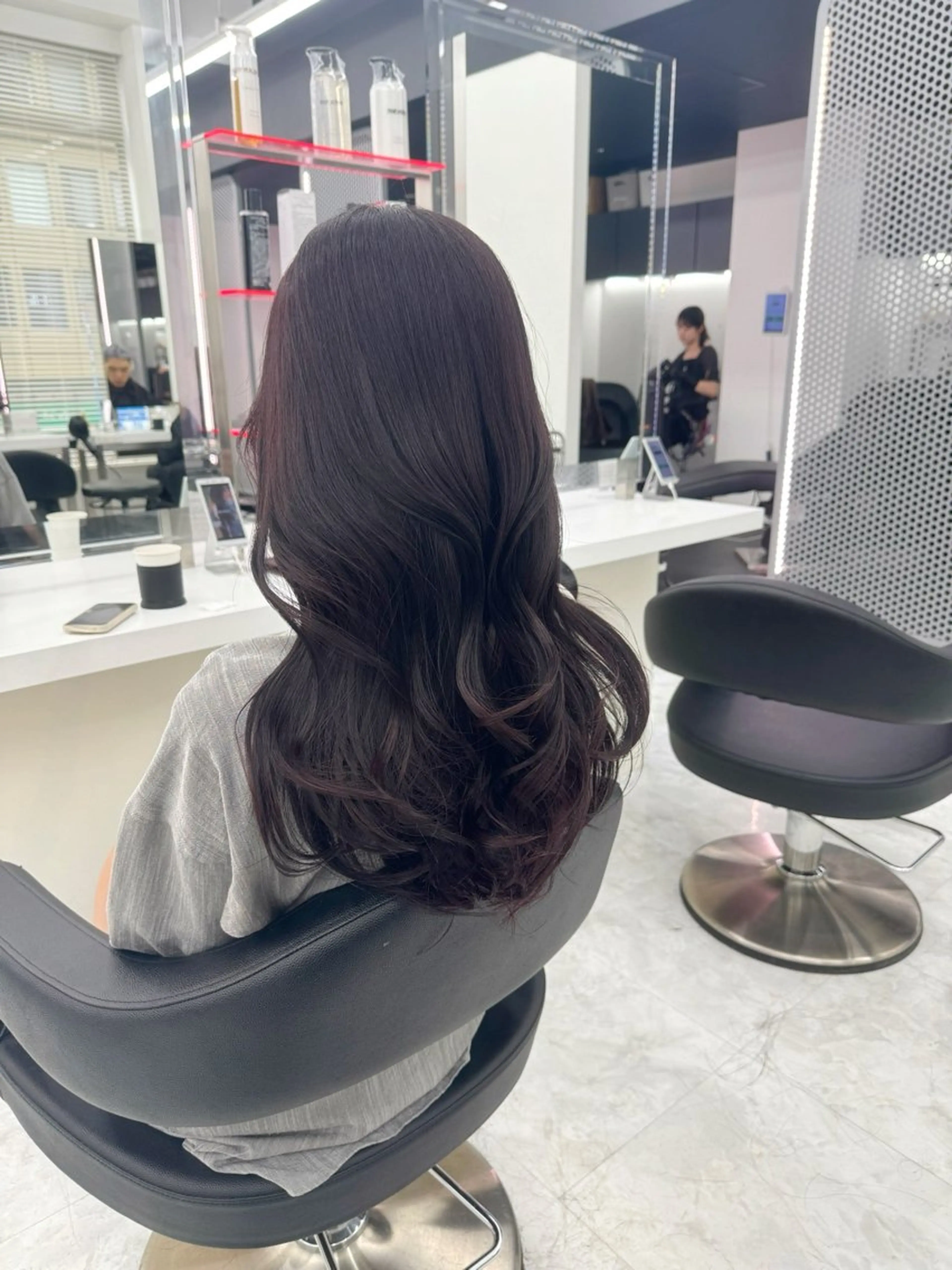 ロング カラー カット ヘアカラー トリートメント ヘッドスパ ヘアセット 💖透明感カラー＆暗 髪専門💖Akariのヘアスタイル