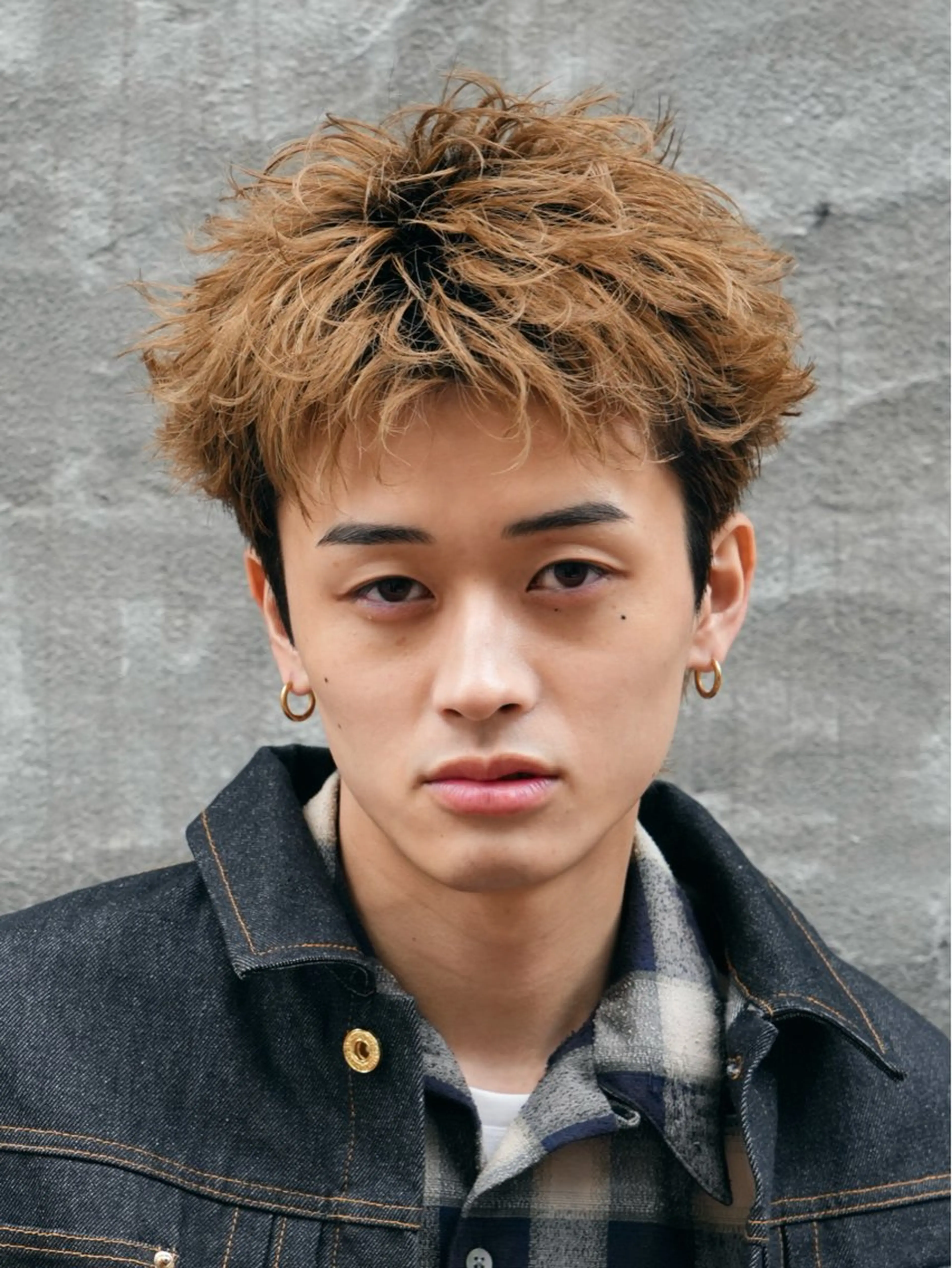 ショート メンズ スパイキーショート ショートヘア 楽斗/メンズパーマ /スパイキーショートのヘアスタイル