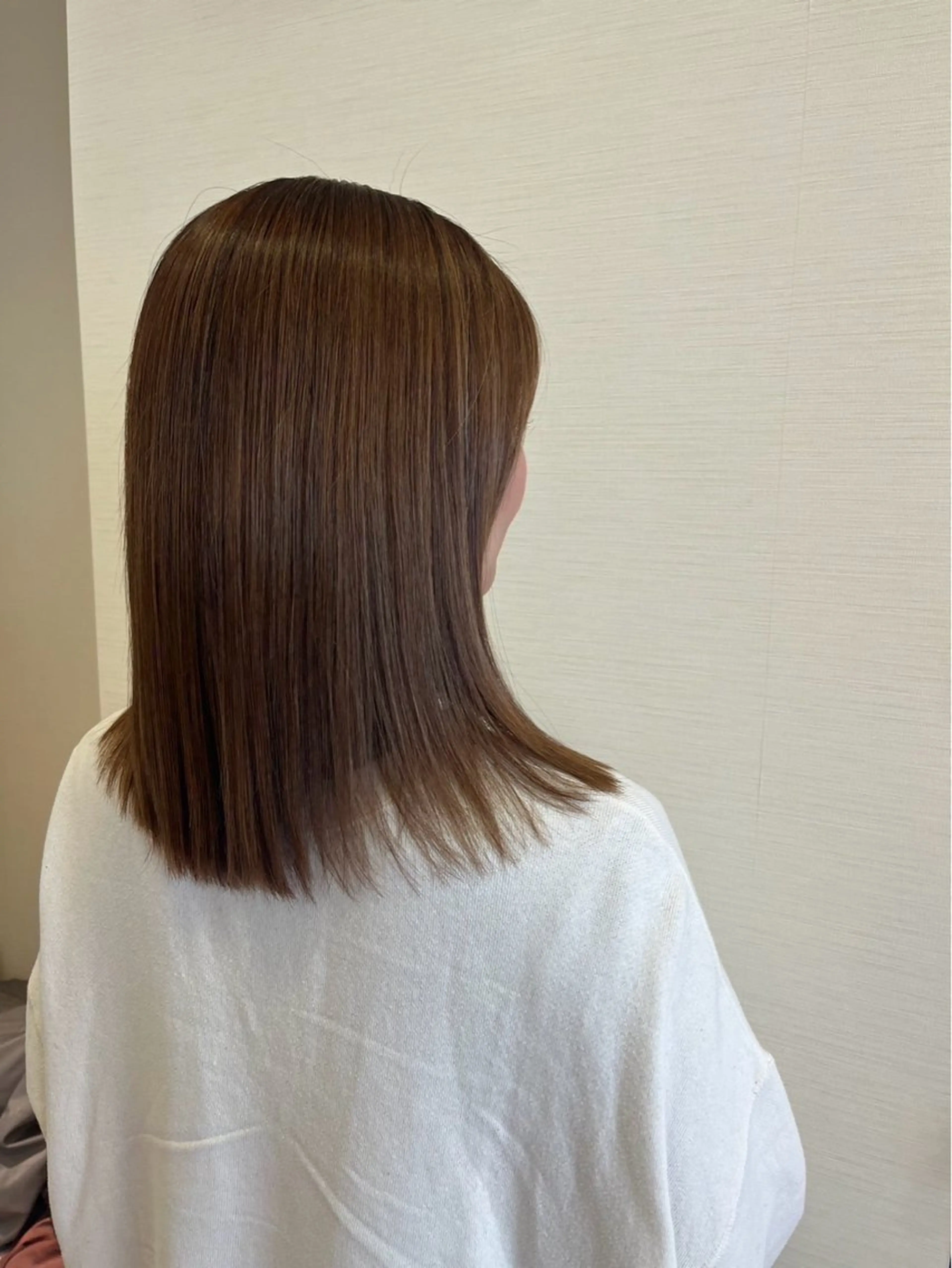 ミディアム 酸性ストレート Ha naのヘアスタイル