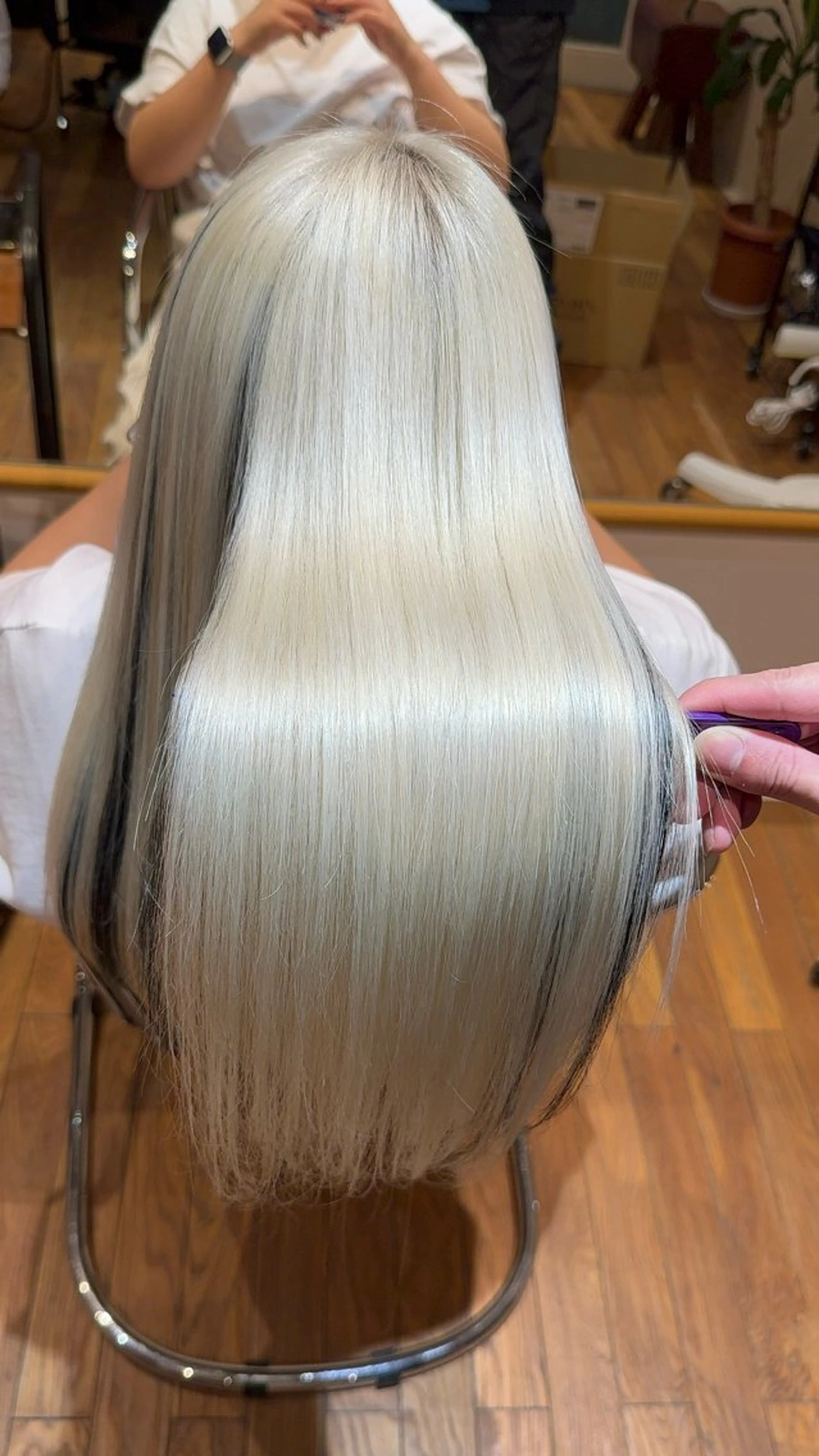 ロング ［パサつき改善］＊ 髪質改善ケアサロン＊のヘアスタイル