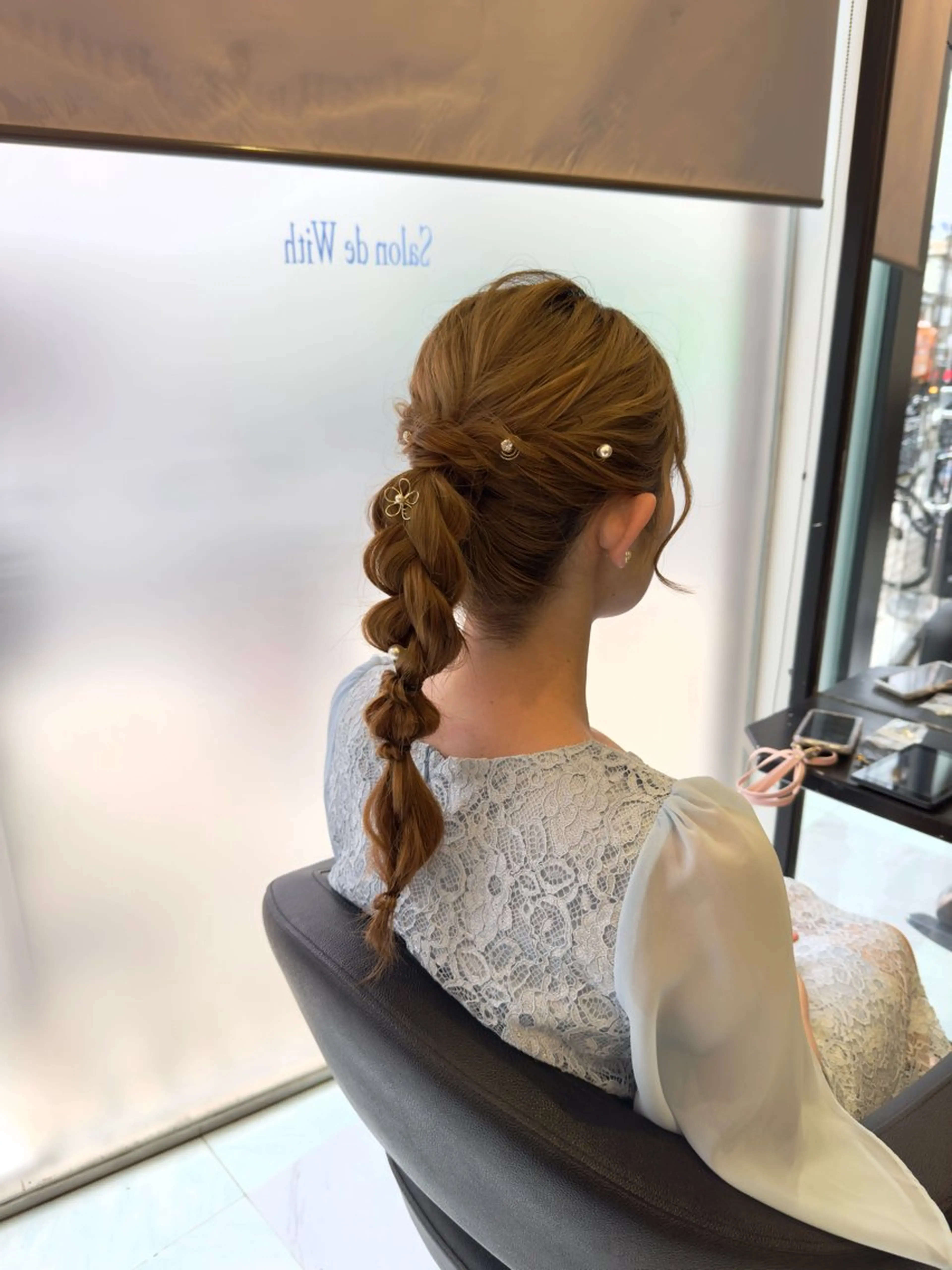 セミロング ヘアアレンジ ヘアセット MURATA KOHEIのヘアスタイル