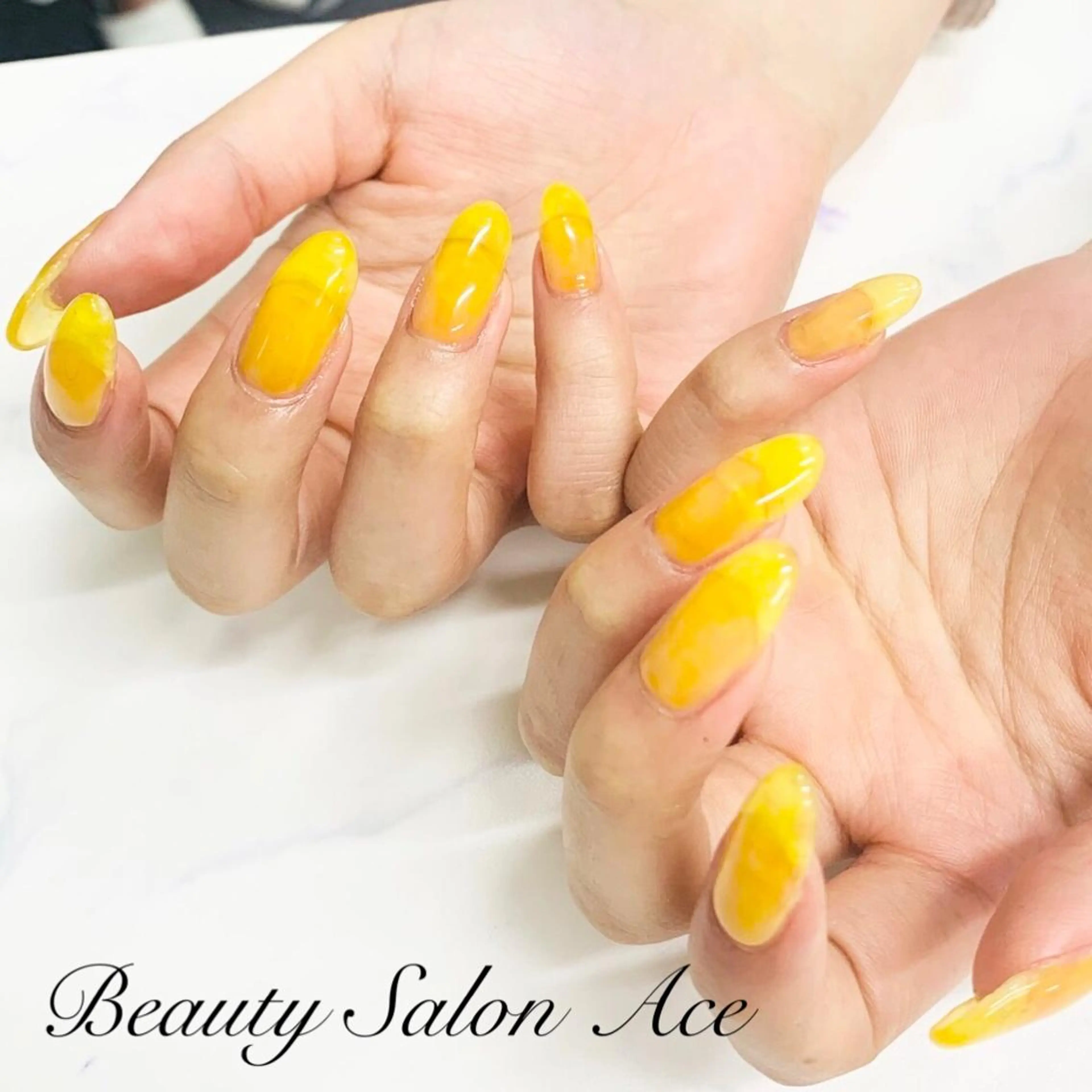 ネイル アートネイル 長さ出し ジェルネイル メンズネイル ワンカラーネイル ハンドネイル ハンドケア Beauty Salon Ace(ネイルサロン エース)所属・池袋フィルイン Ace♡長さだしのネイルデザイン