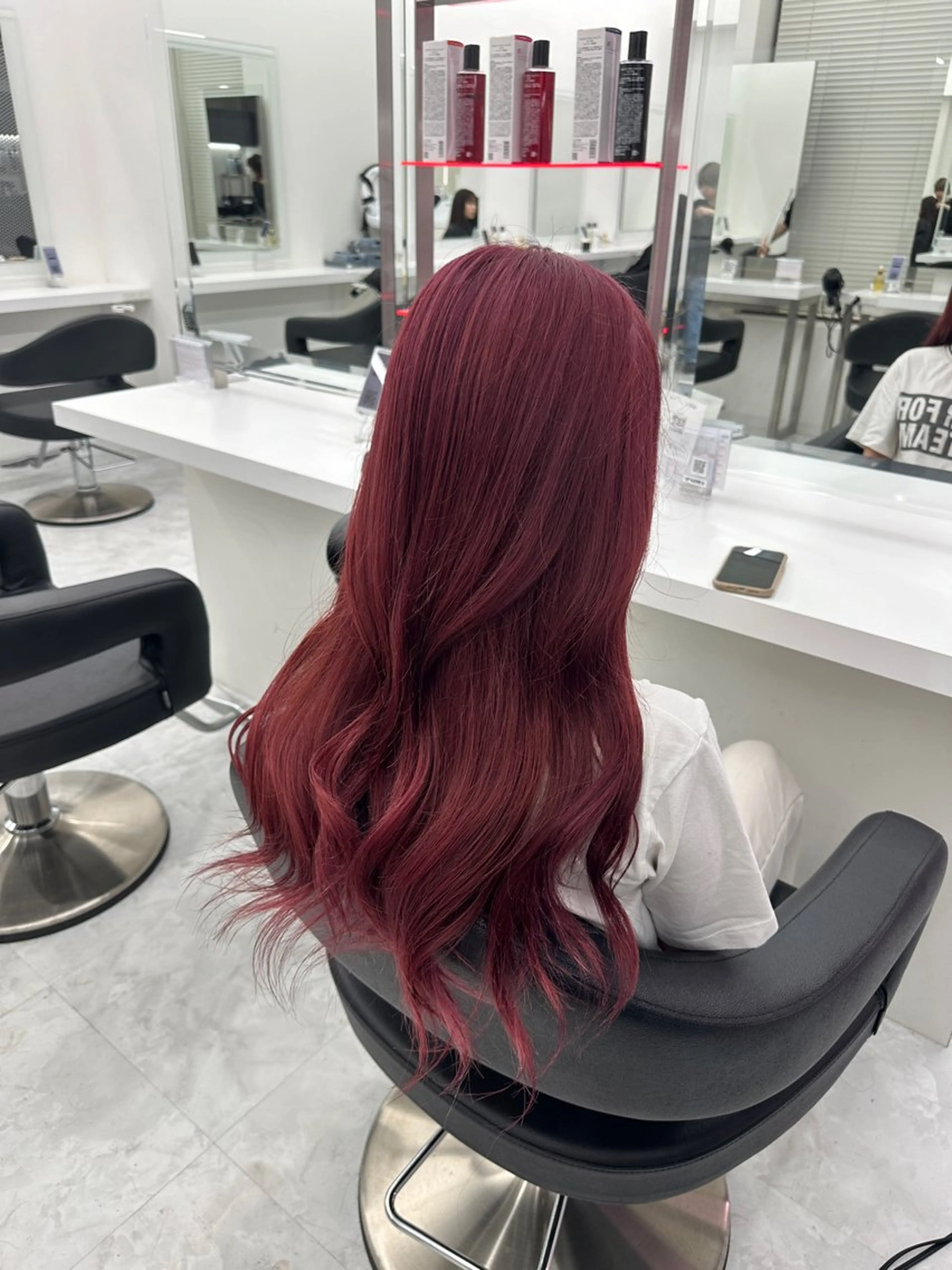 ロング カラー パーマ ヘアアレンジ メンズ キッズ ♥️韓国ヘア レイヤー♥️ゆりのヘアスタイル