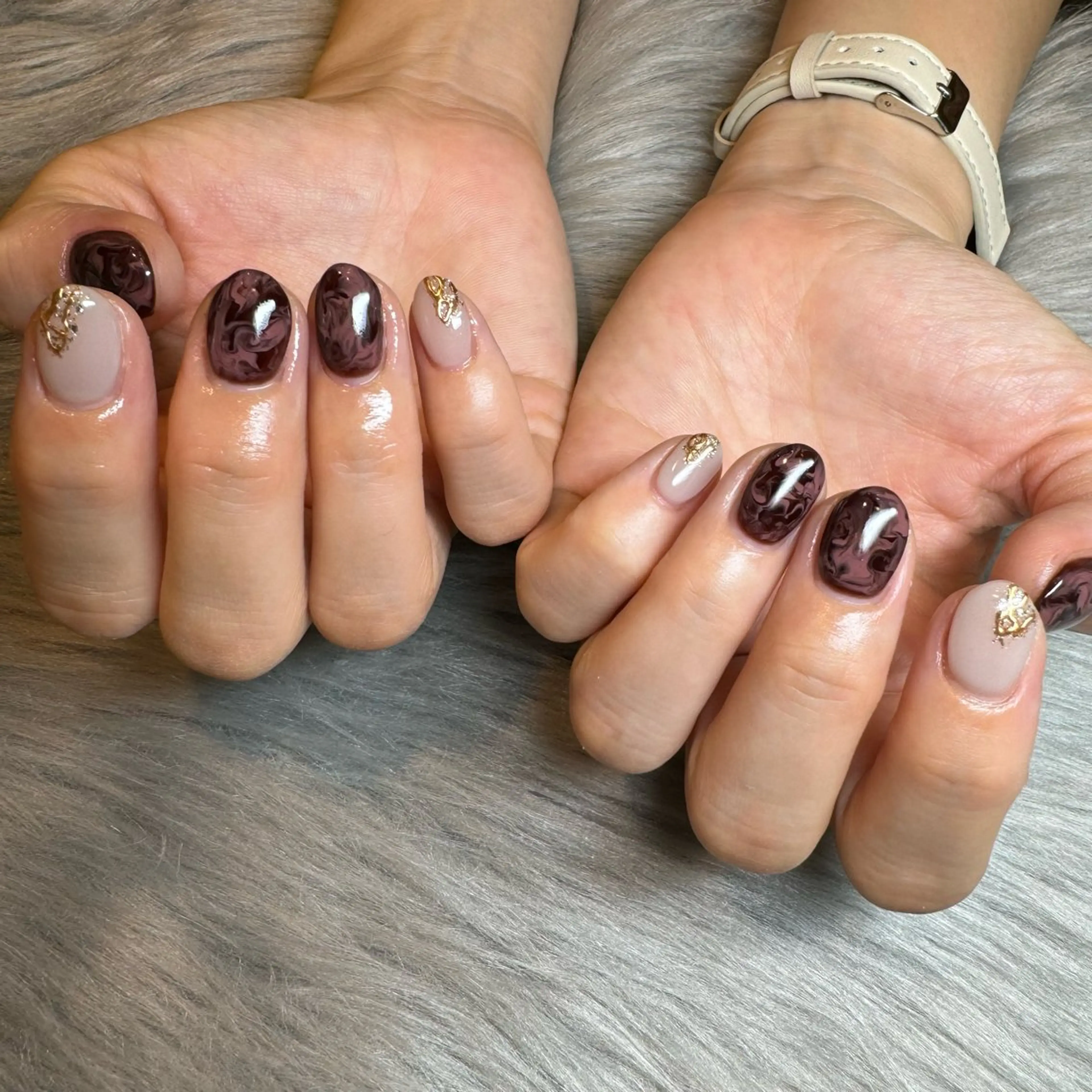 ネイル EARTH守谷店所属・🩶EARTH守谷店 YURA🦋のネイルデザイン