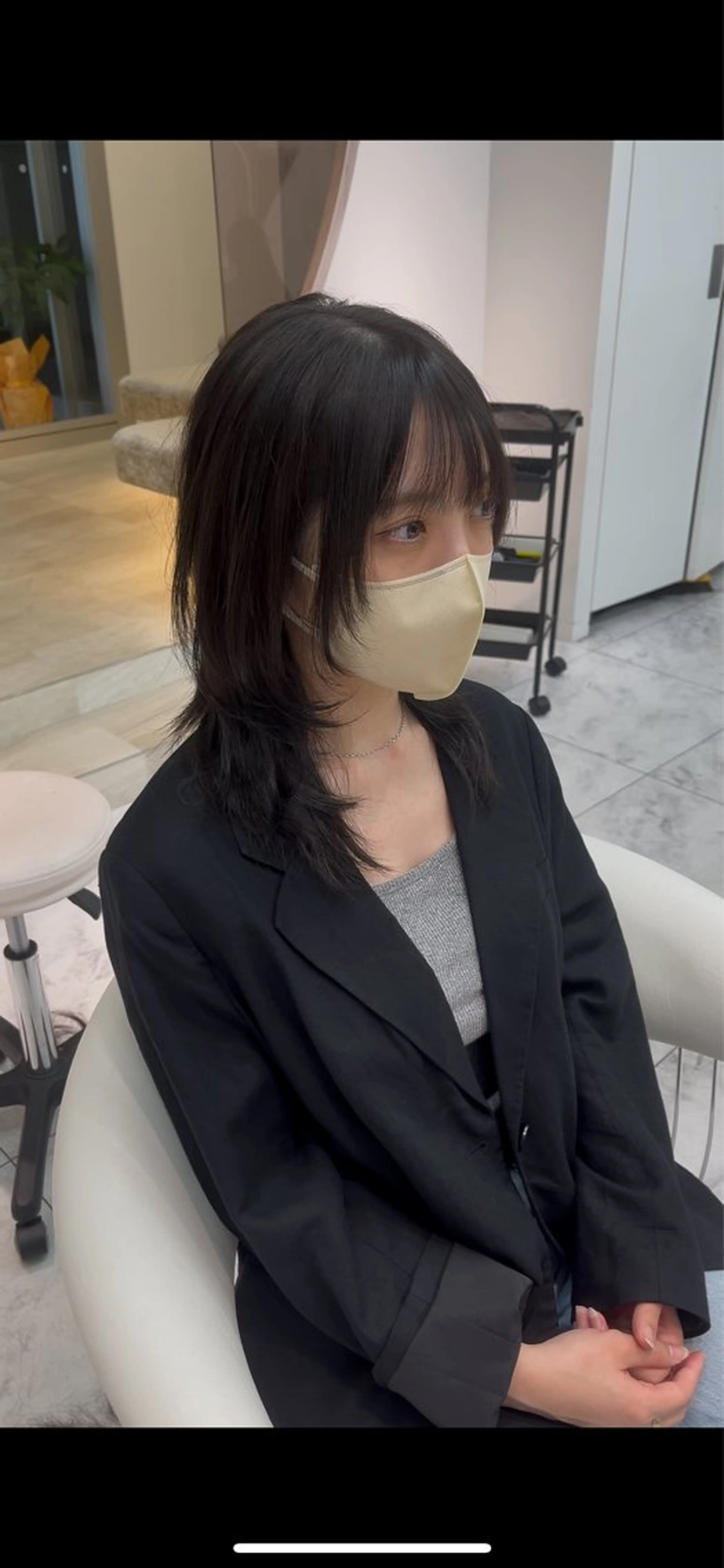 セミロング 🇰🇷祝斗🇰🇷 /韓国ボブ/レイヤーのヘアスタイル