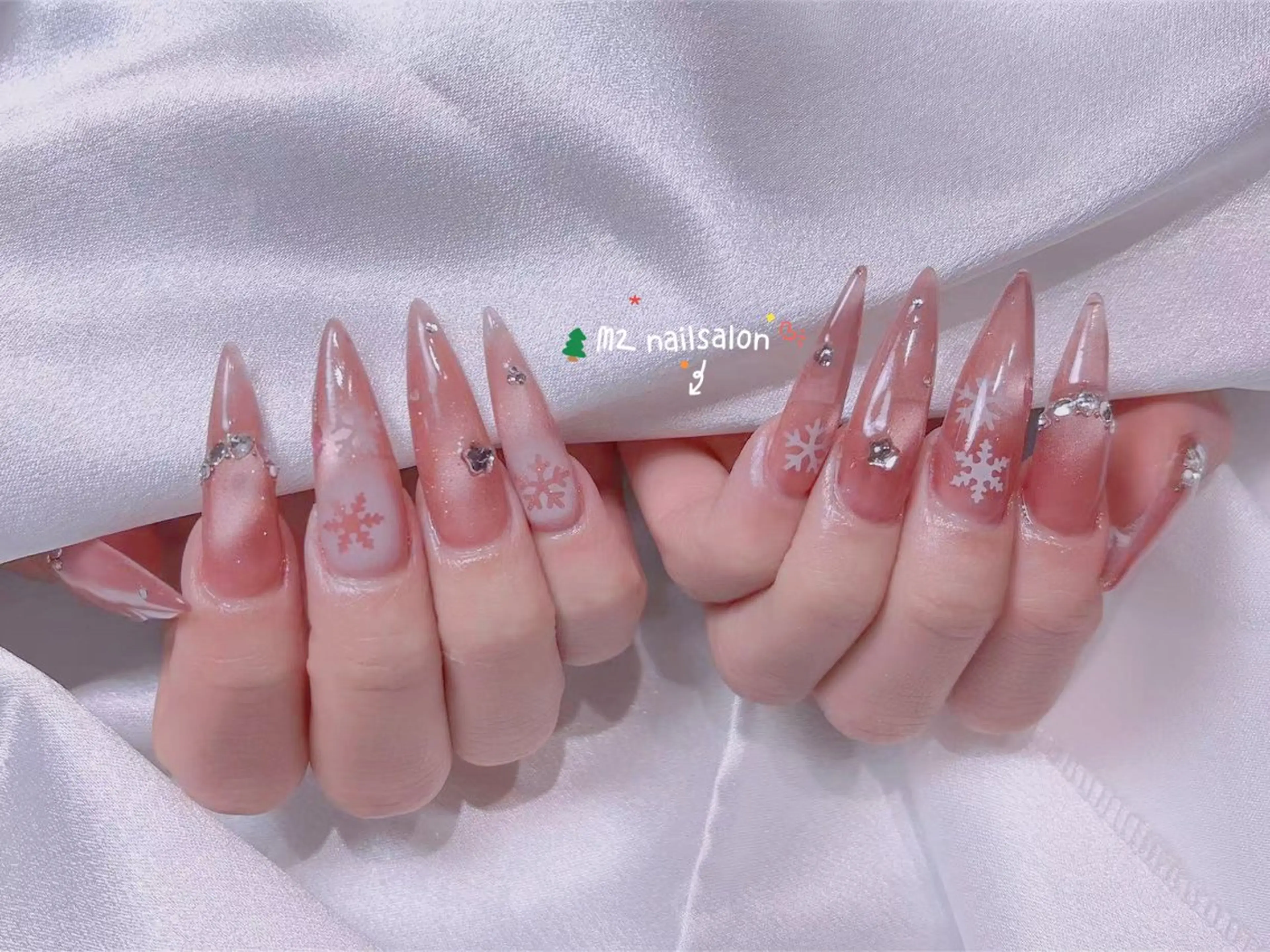 ネイル ハンドネイル 長さだし専門店 M2 rikaのネイルデザイン