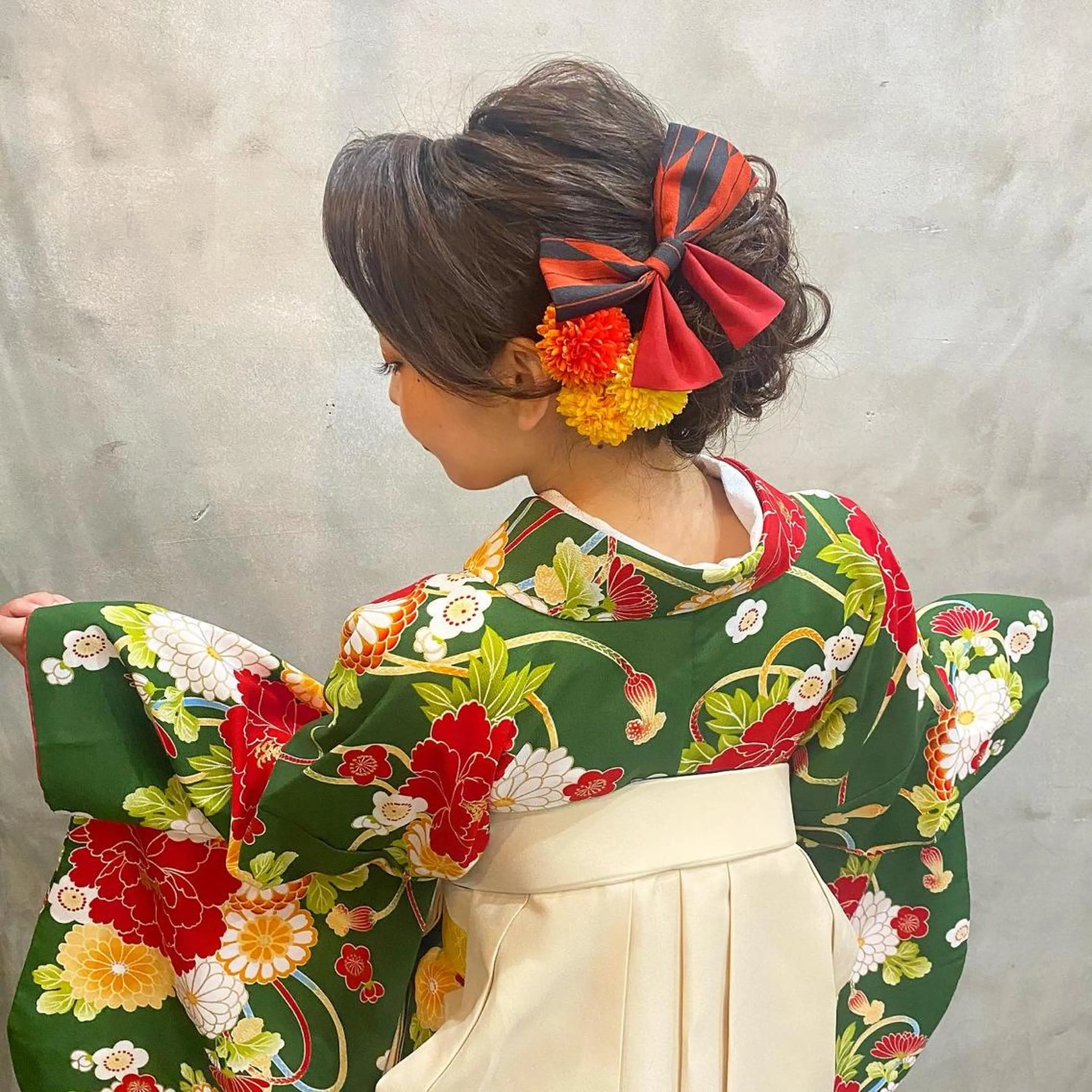 セミロング 着付け まつパ・ヘアセット ♡Chinami♡のマツエク・マツパデザイン