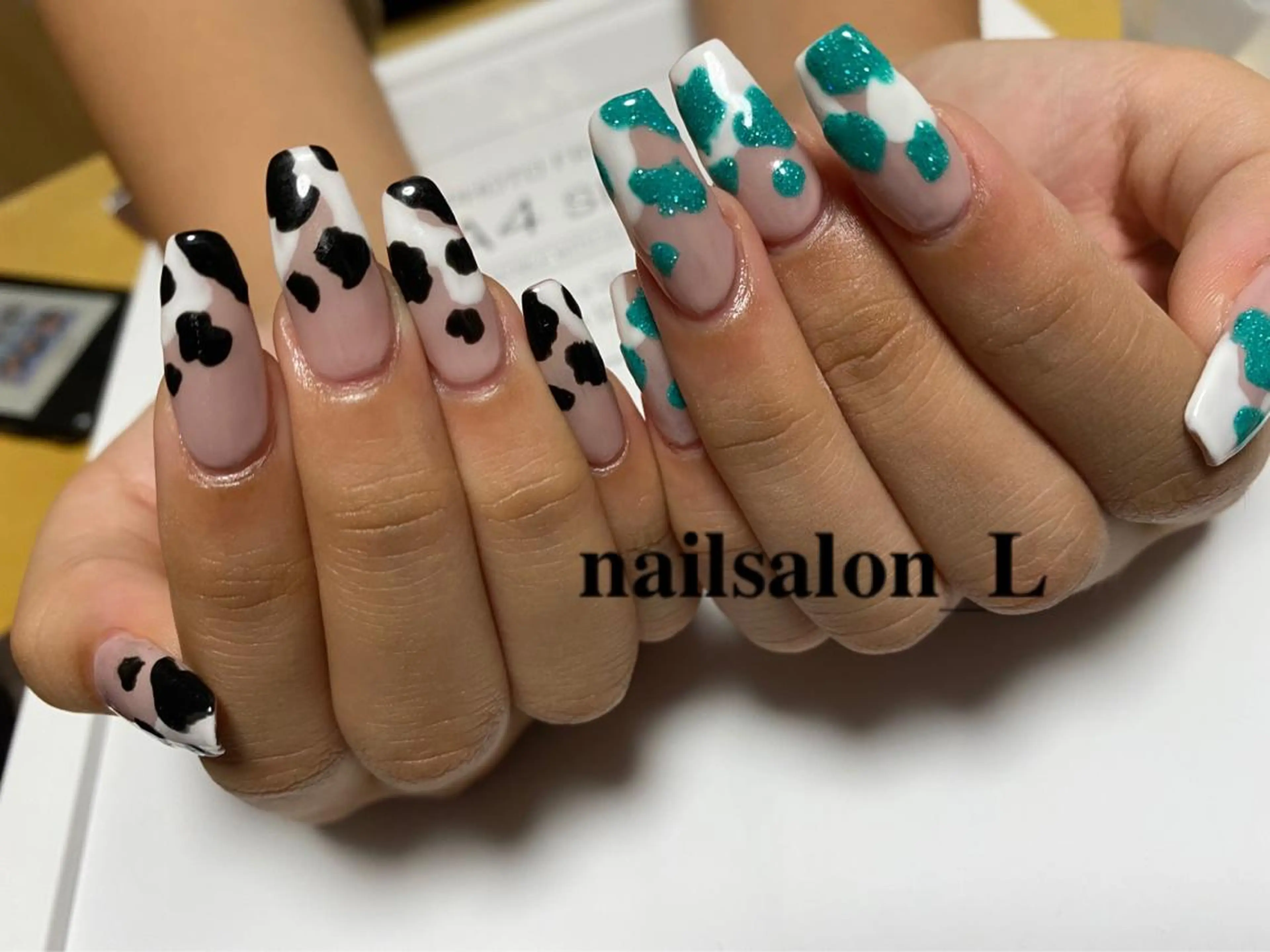 ネイル ジェルネイル 持ち込み スカルプネイル NAILSALON Ｌのネイルデザイン