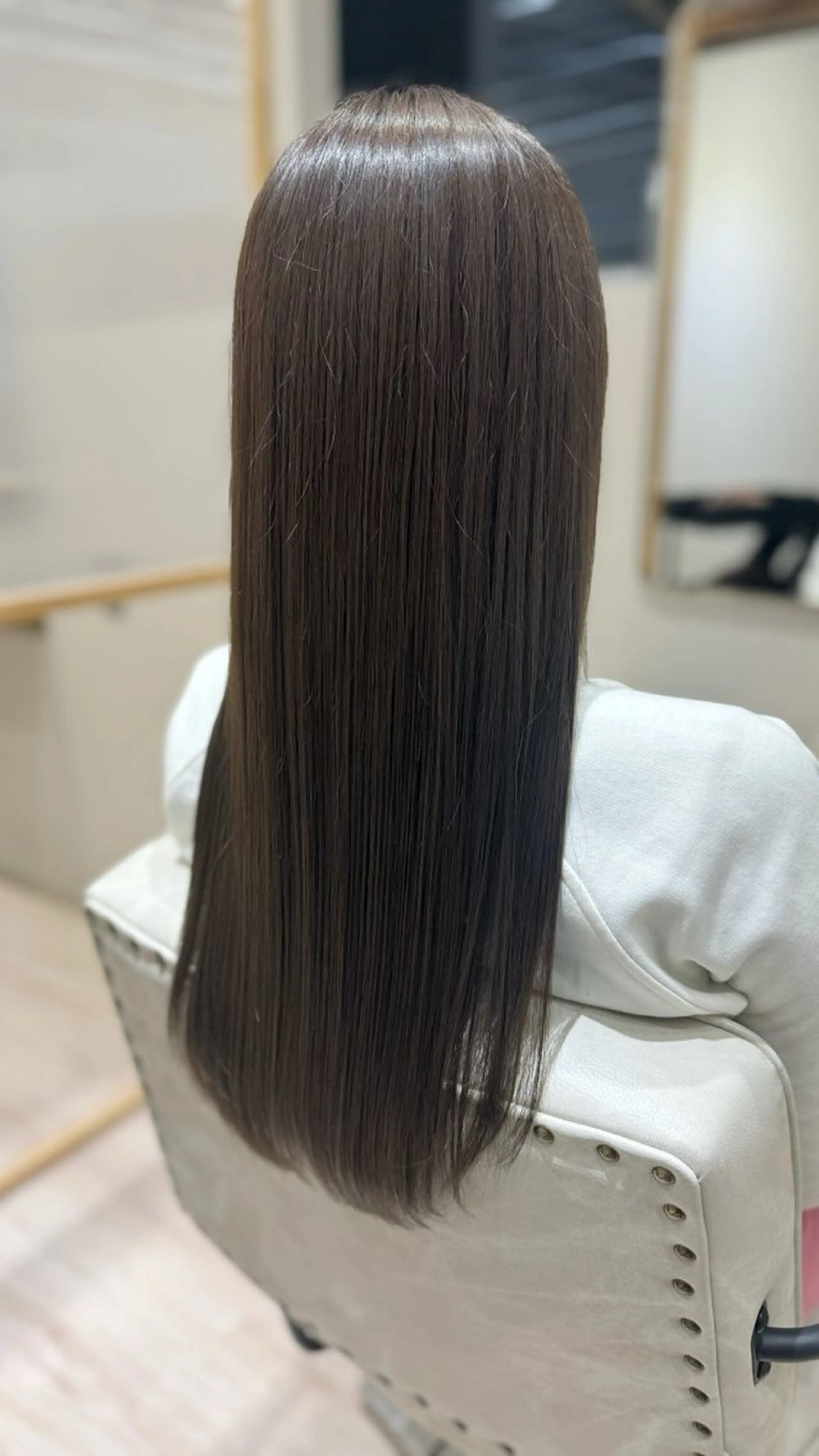 ロング カラー 透明感カラー グレージュ 髪質改善 トリートメント カット ヘアカラー トリートメント 髙橋 誉英のヘアスタイル
