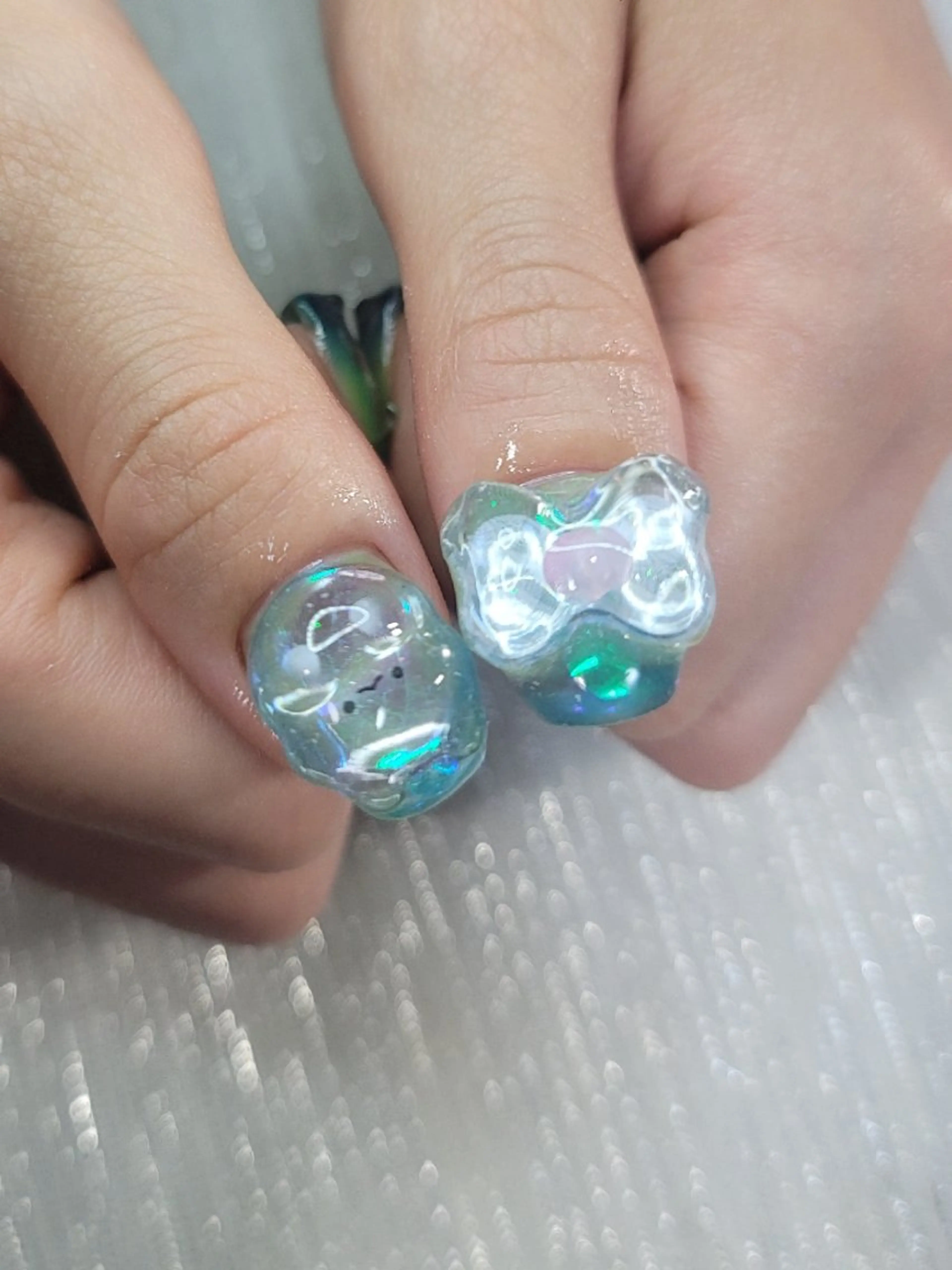 ネイル 氷ネイル・うるうるネイル   MAKI NAILのネイルデザイン