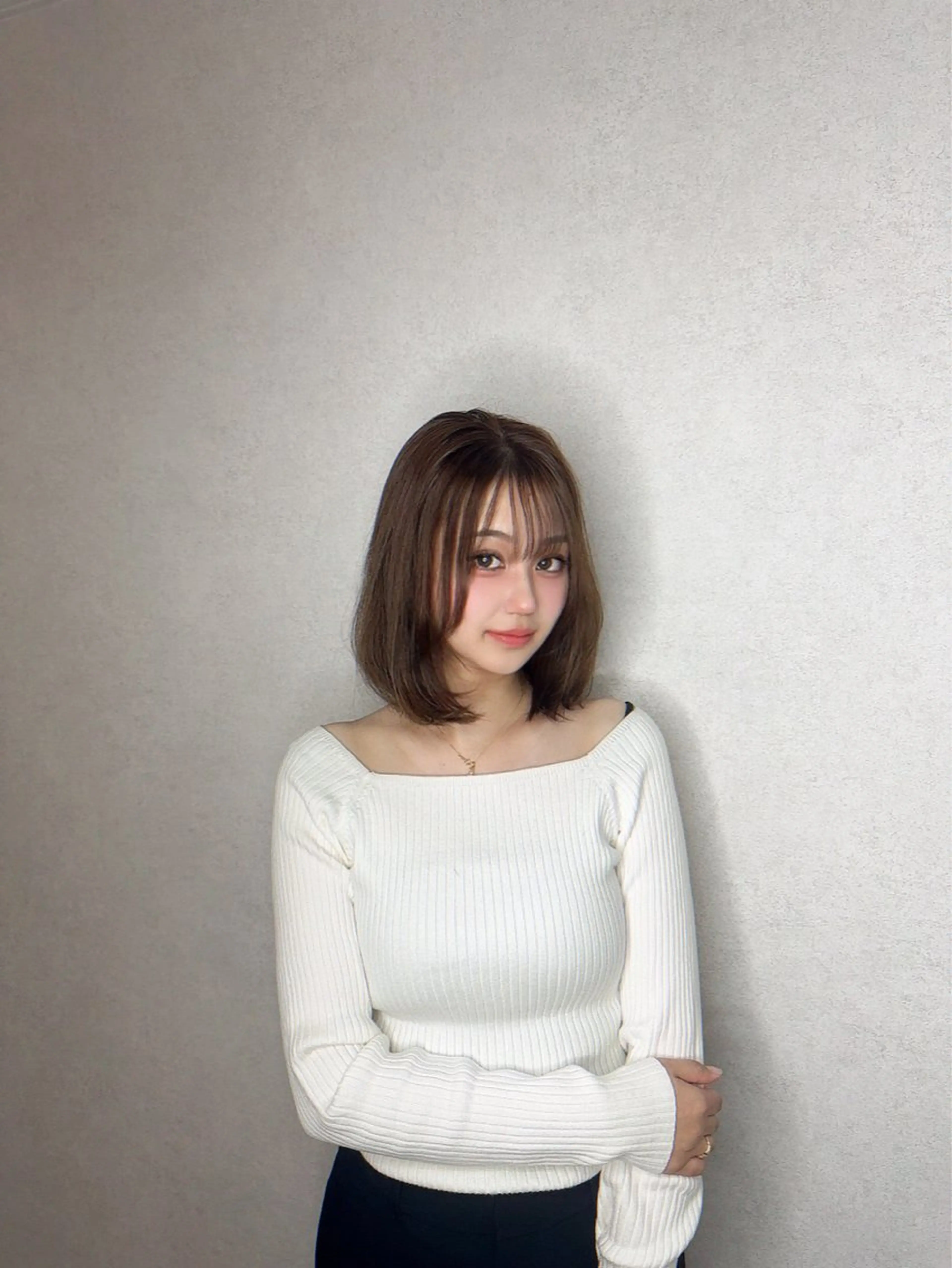 ミディアム カラー ヘアカラー Designer EGGのマツエク・マツパデザイン