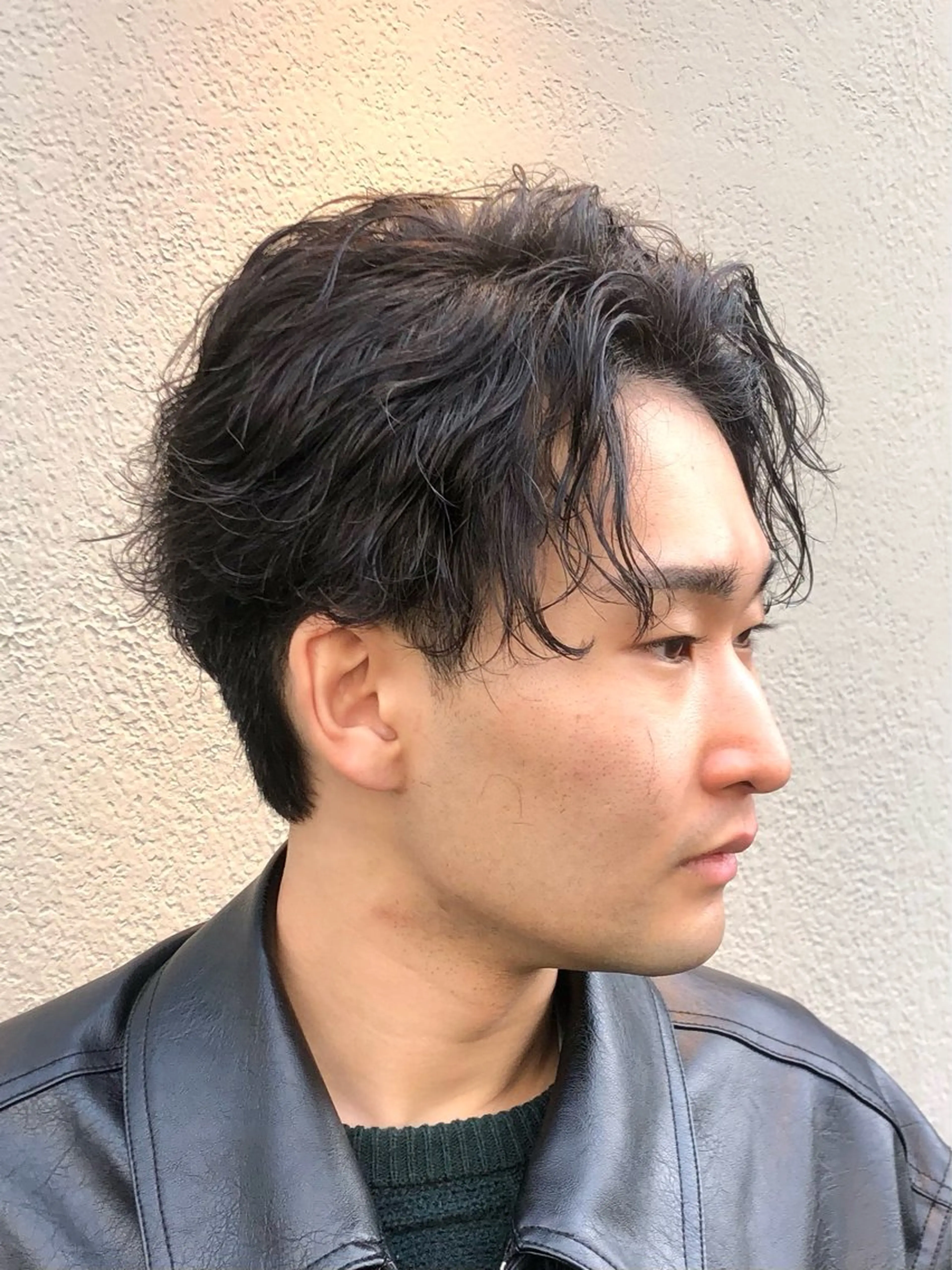 パーマ メンズ マッシュ メンズパーマ 刈り上げ 波巻きパーマ カット パーマ MENSCOCO 清澄白河前田貫太✂️のヘアスタイル