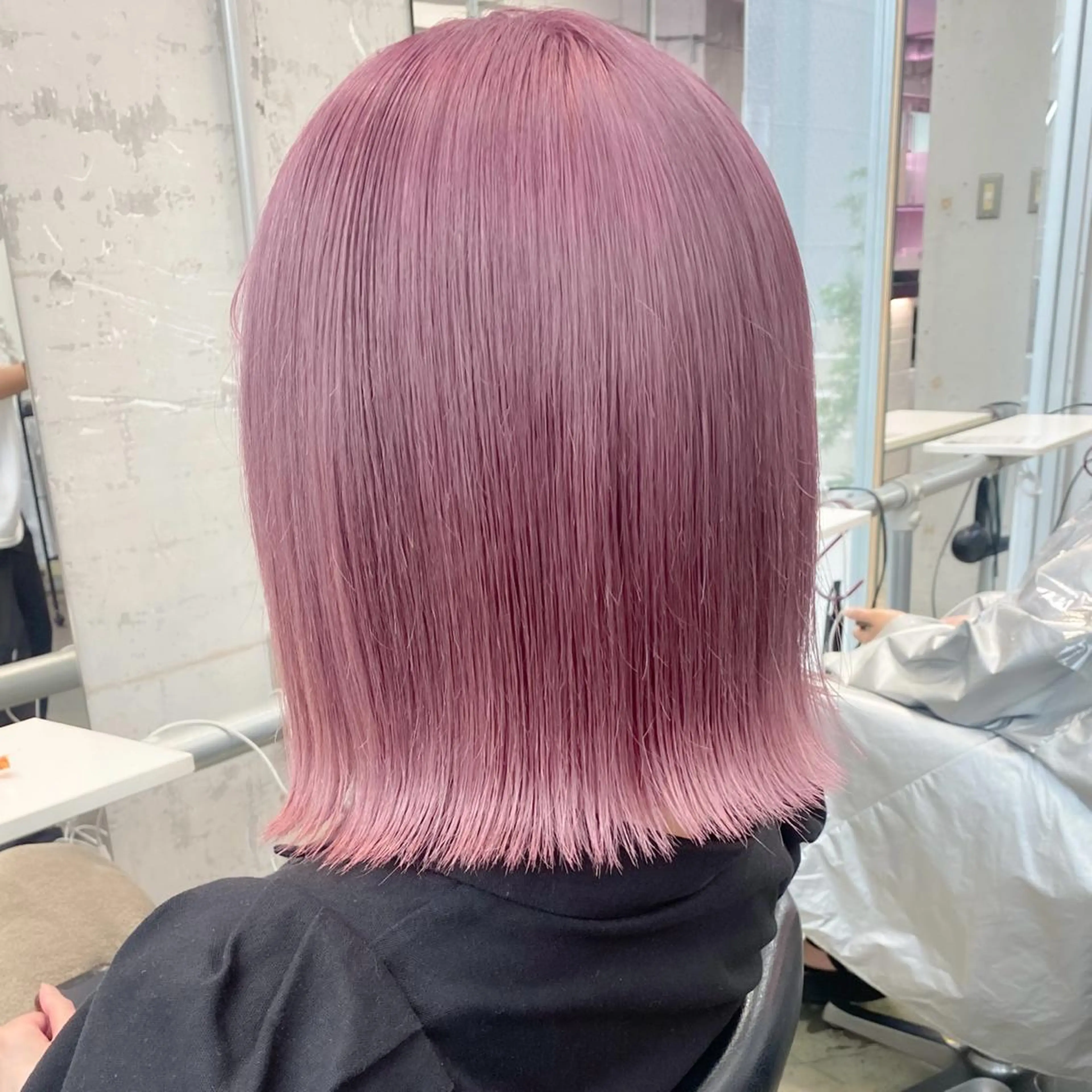 ミディアム カラー カット ヘアカラー トリートメント 💗💗韓国レイヤー yu-ki💗💗のヘアスタイル