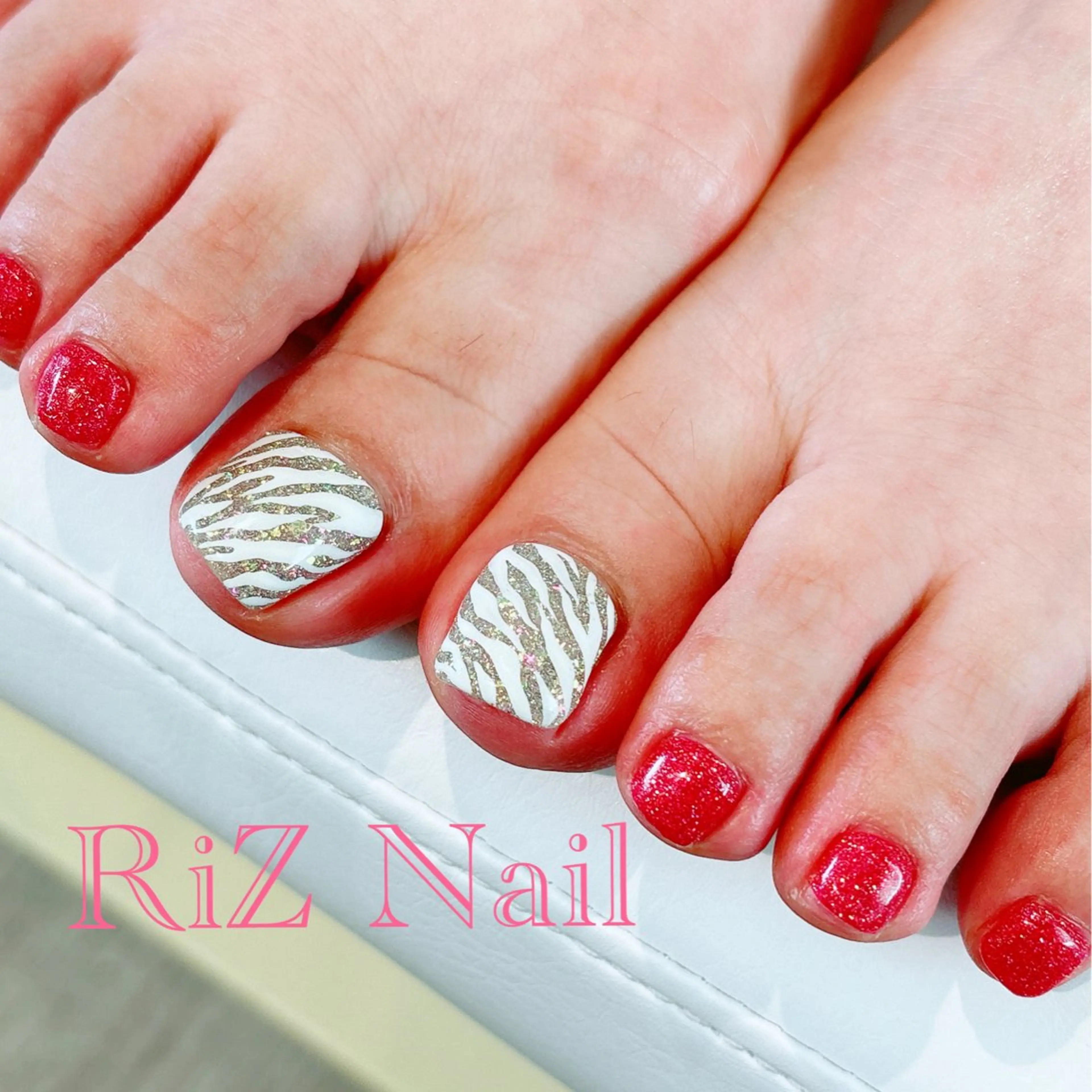 ネイル アートネイル フットネイル フットネイル RiZ nail salonのネイルデザイン