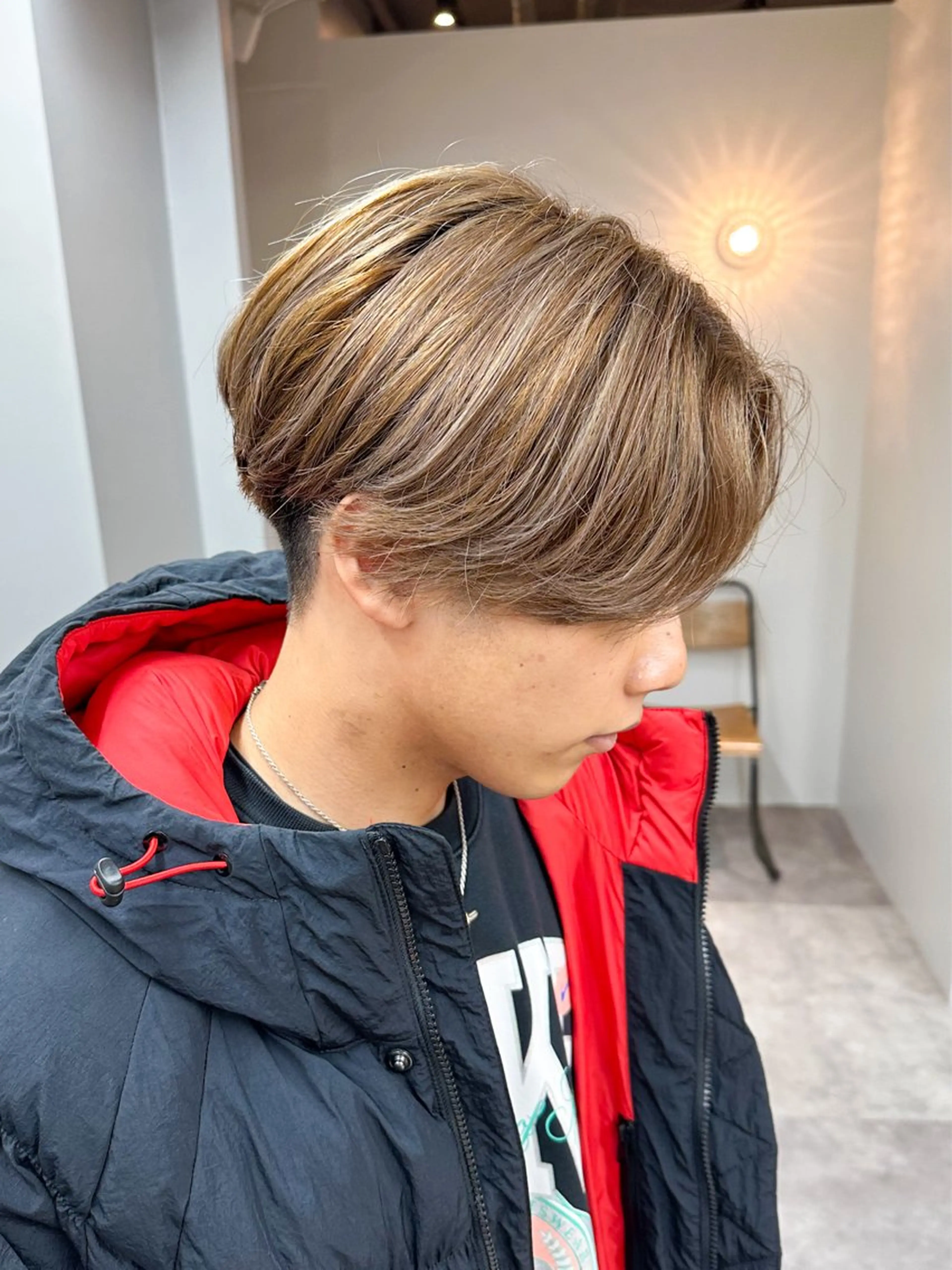 ショート カラー メンズ メンズパーマ メンズ特化ryoのヘアスタイル