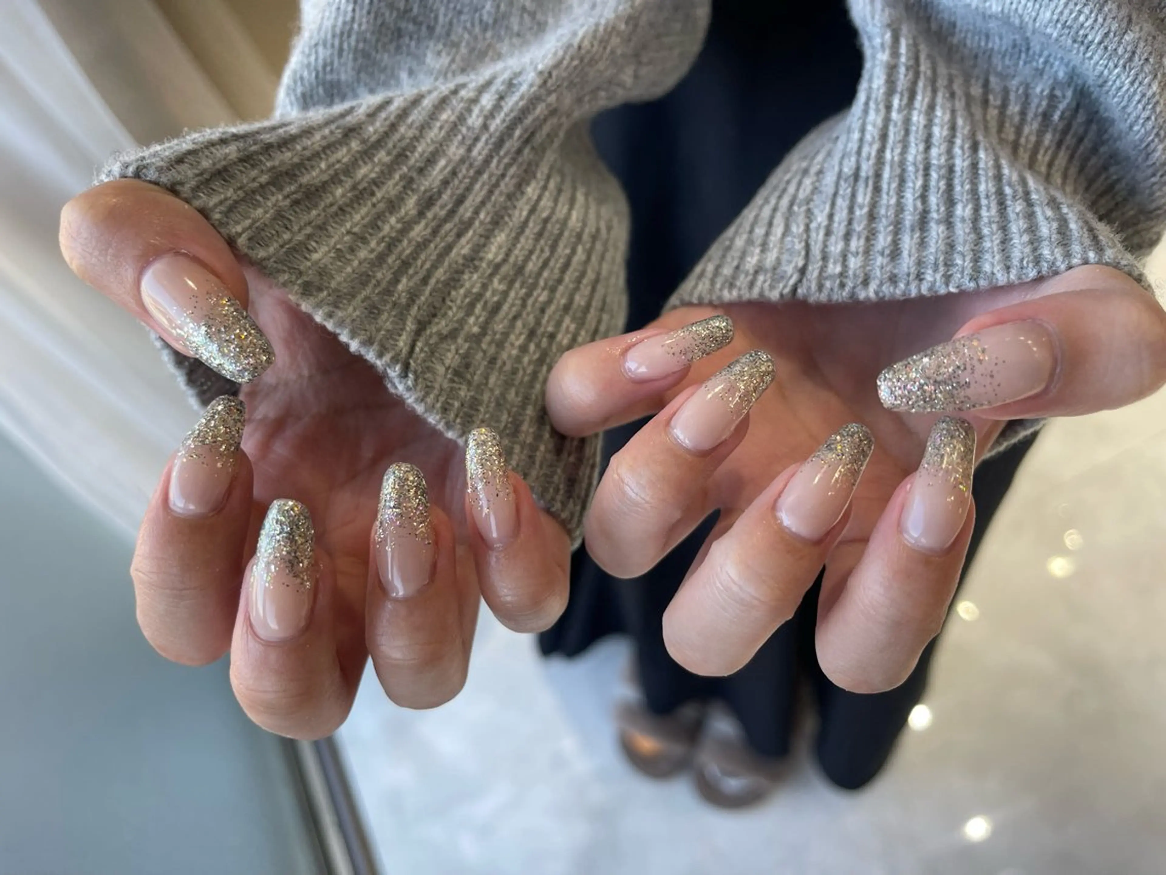 ネイル グラデーション キラキラネイル 粕屋耳ツボジュエリー 💎（ネイル休）のその他イメージ