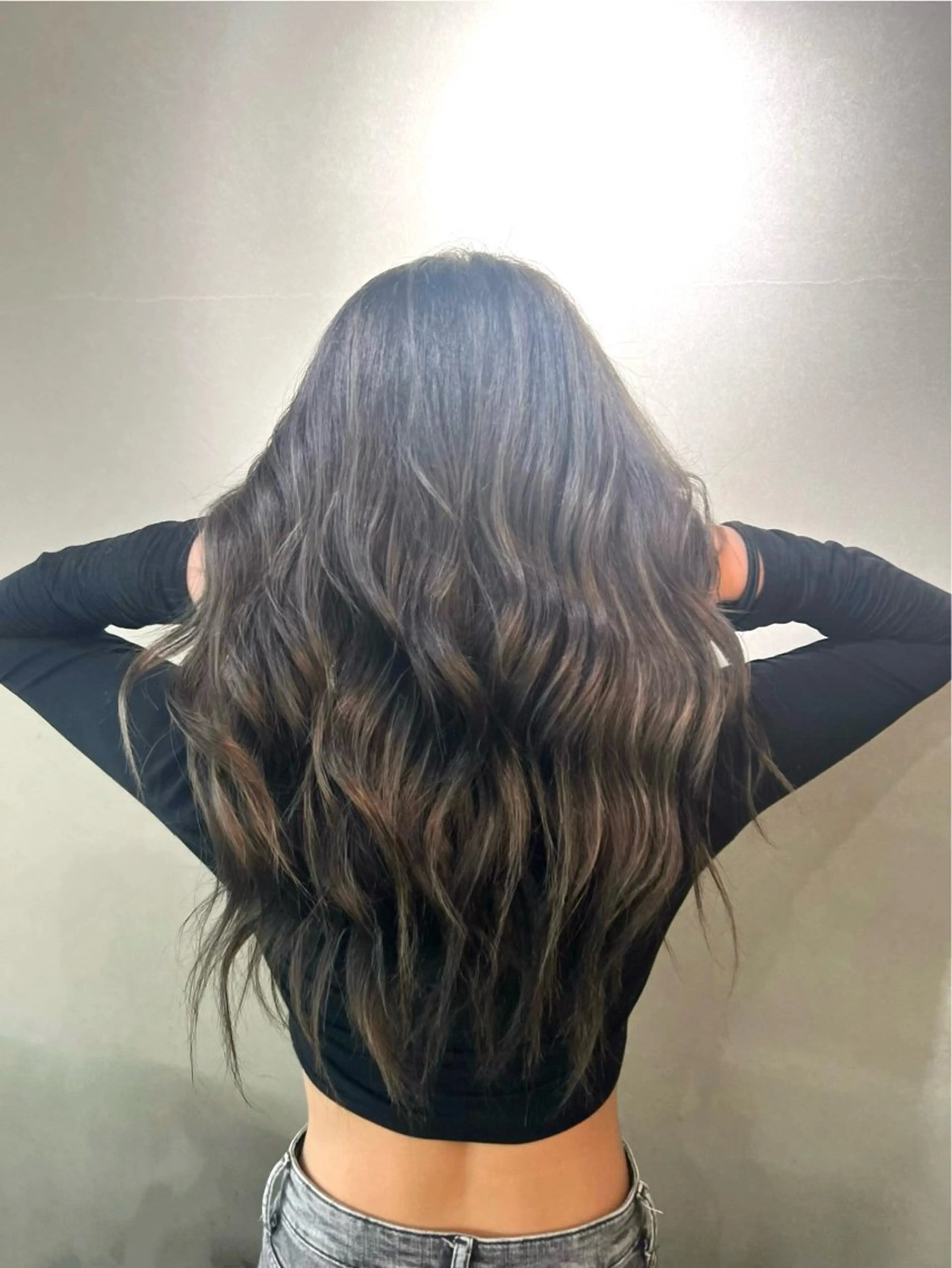 セミロング カラー ヘアカラー トリートメント 💖難波レイヤー カット💖ツバサのヘアスタイル