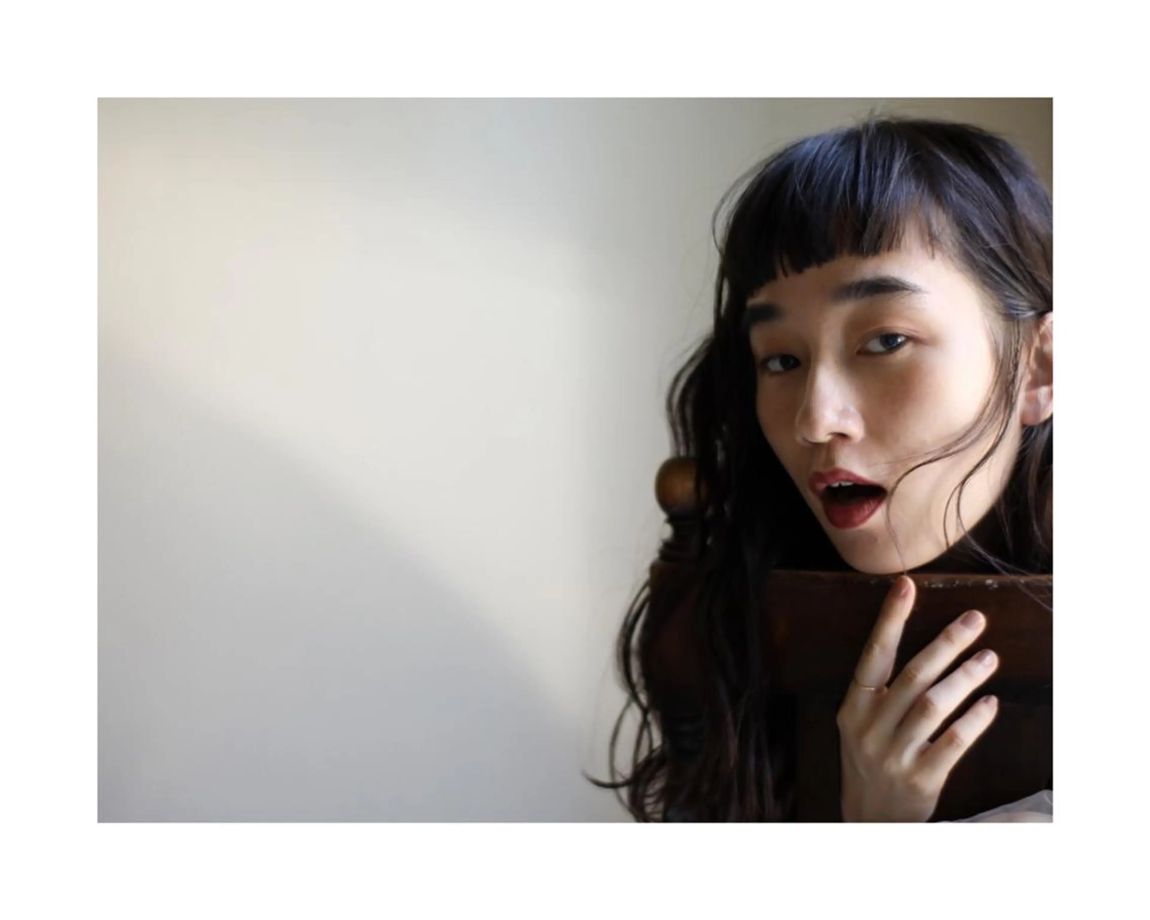 ロング カラー CYAN.矢場町店所属・三代 ゆりあのヘアスタイル