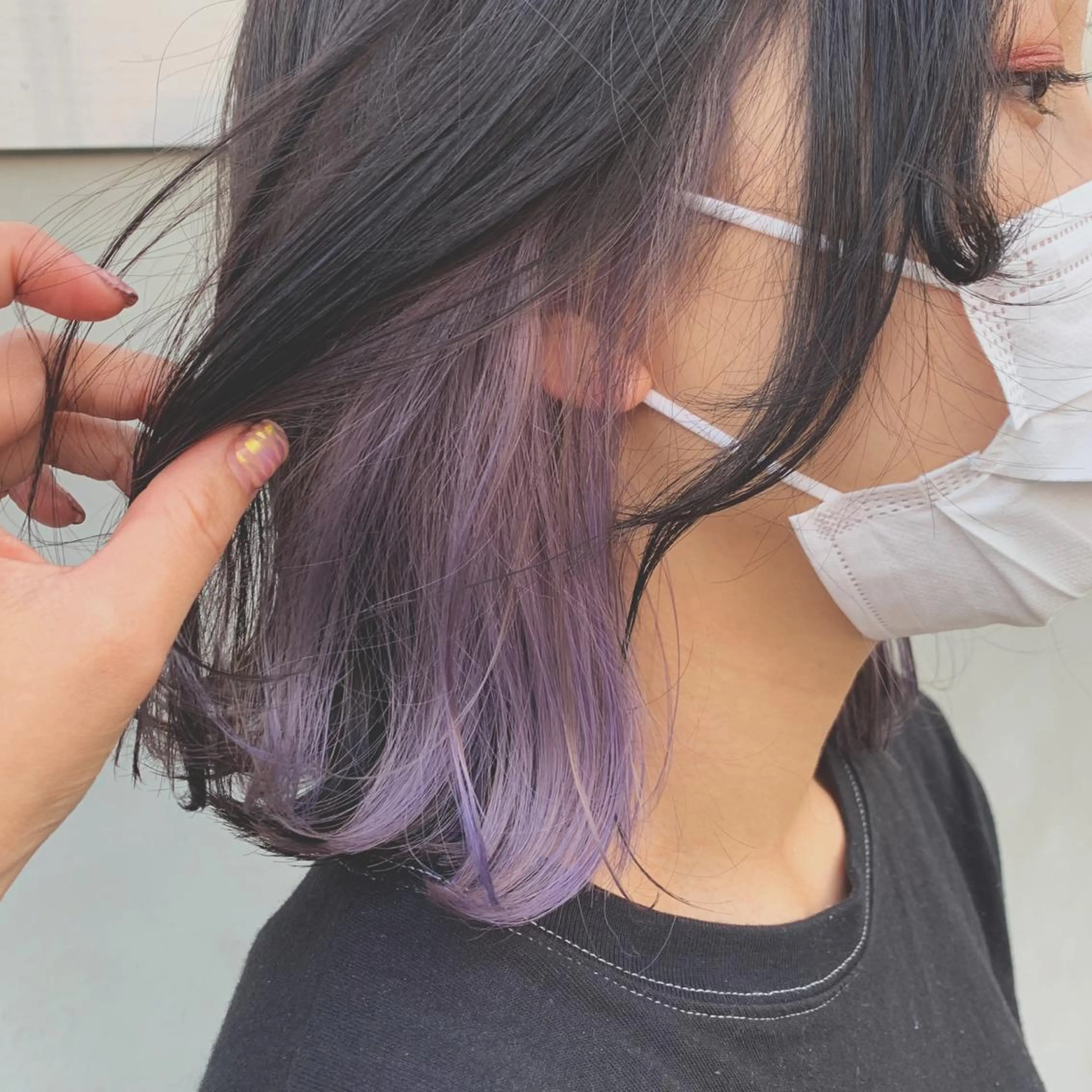 ショート カラー まつ毛パーマ🤎 透明感カラー🌿のヘアスタイル