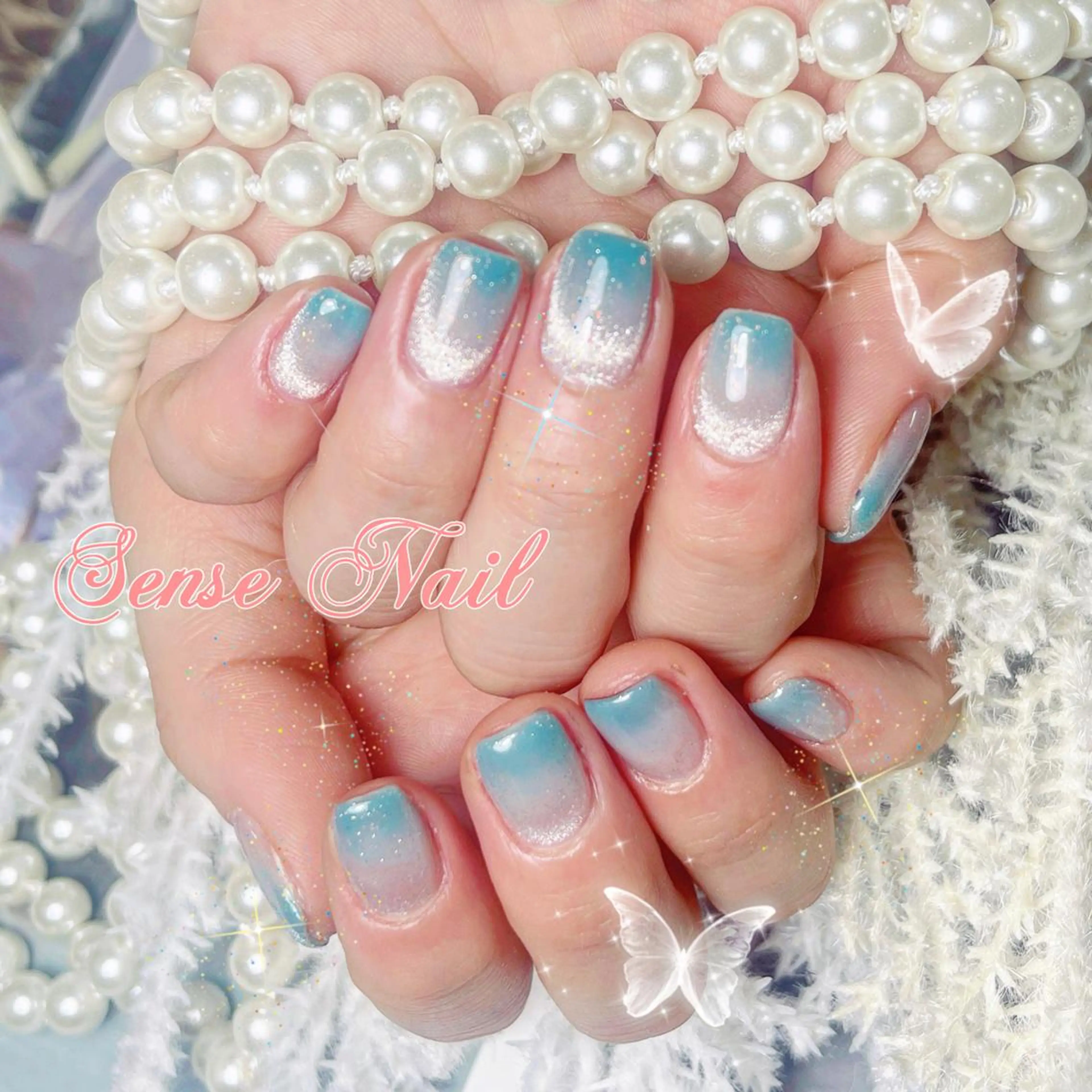 ネイル ハンドネイル ハンドケア Queenie 🦋のネイルデザイン