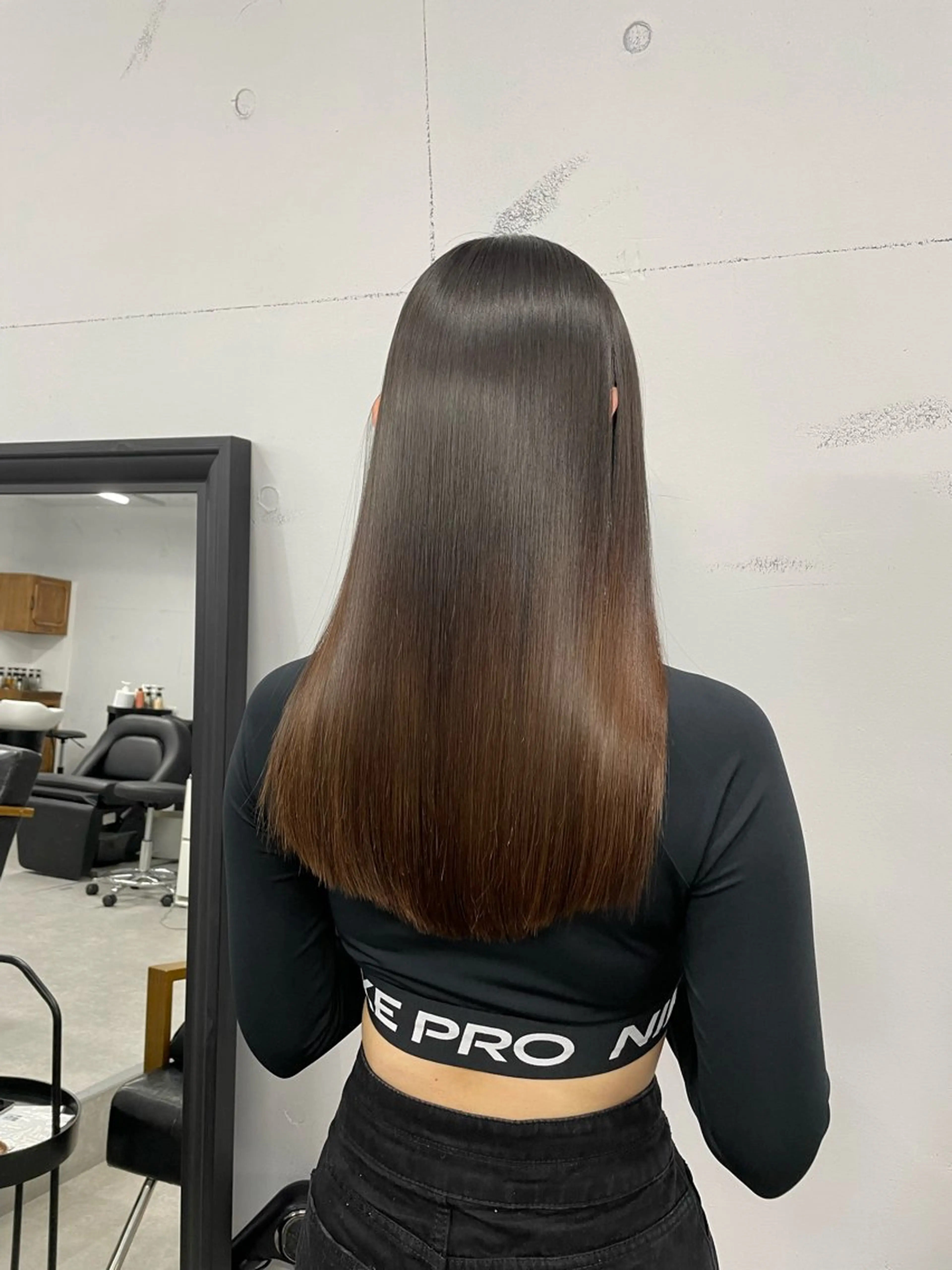 ロング 髪質改善 縮毛矯正 darts所属・マツダ レンのヘアスタイル