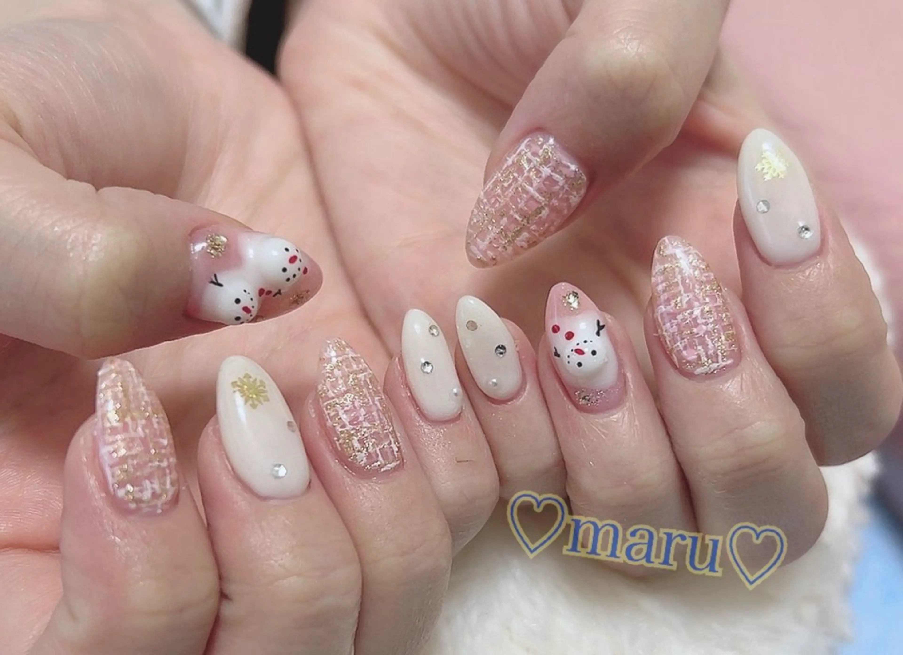 ネイル ハンドネイル フットネイル まるみ ♡のネイルデザイン
