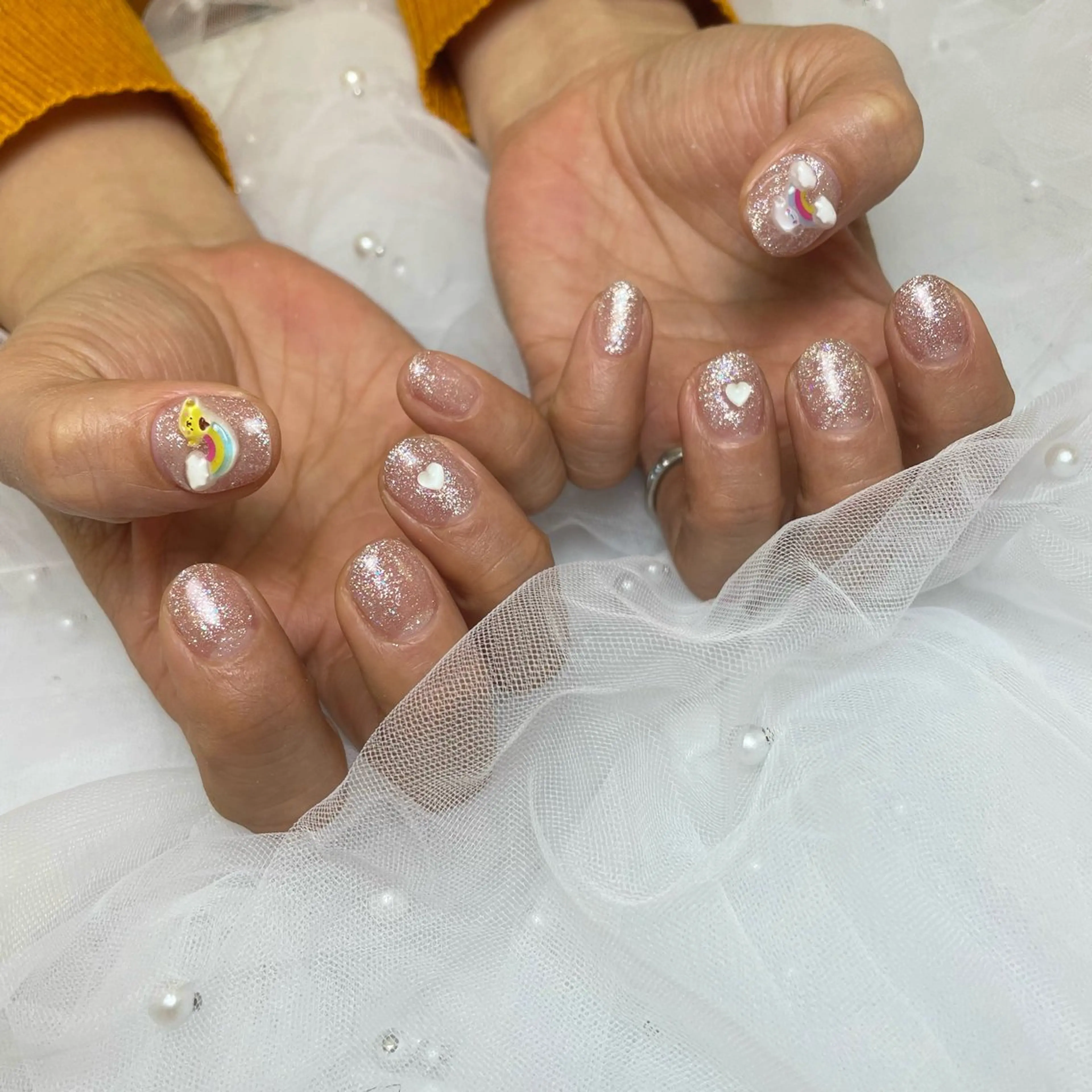 ネイル ハンドネイル フットネイル S LOUNGE NAIL所属・パーツたくさん🍓 SUMIのネイルデザイン
