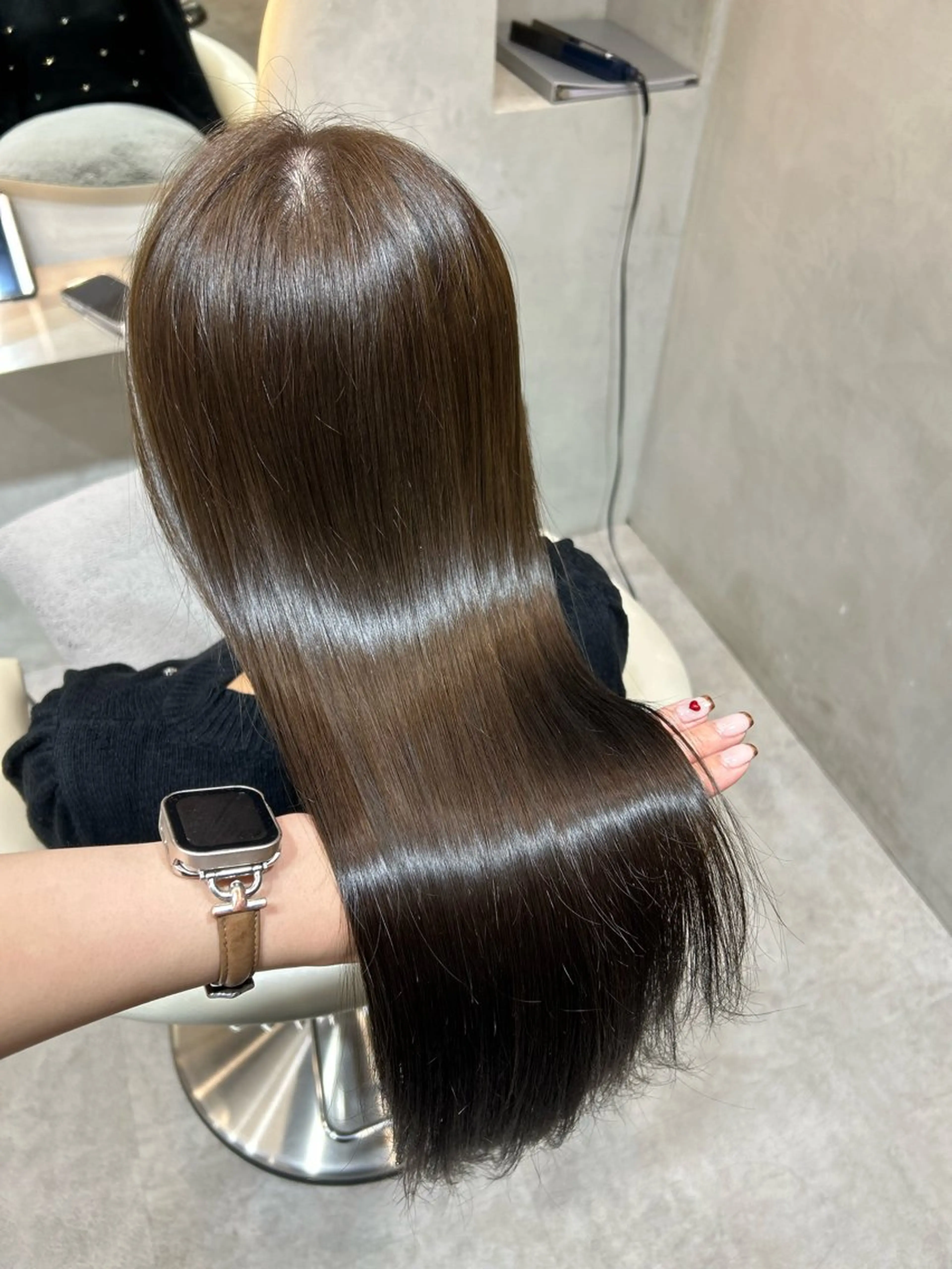 ミディアム カット ヘアカラー 大宮韓国ハッシュ🪽 GLROWseriのヘアスタイル