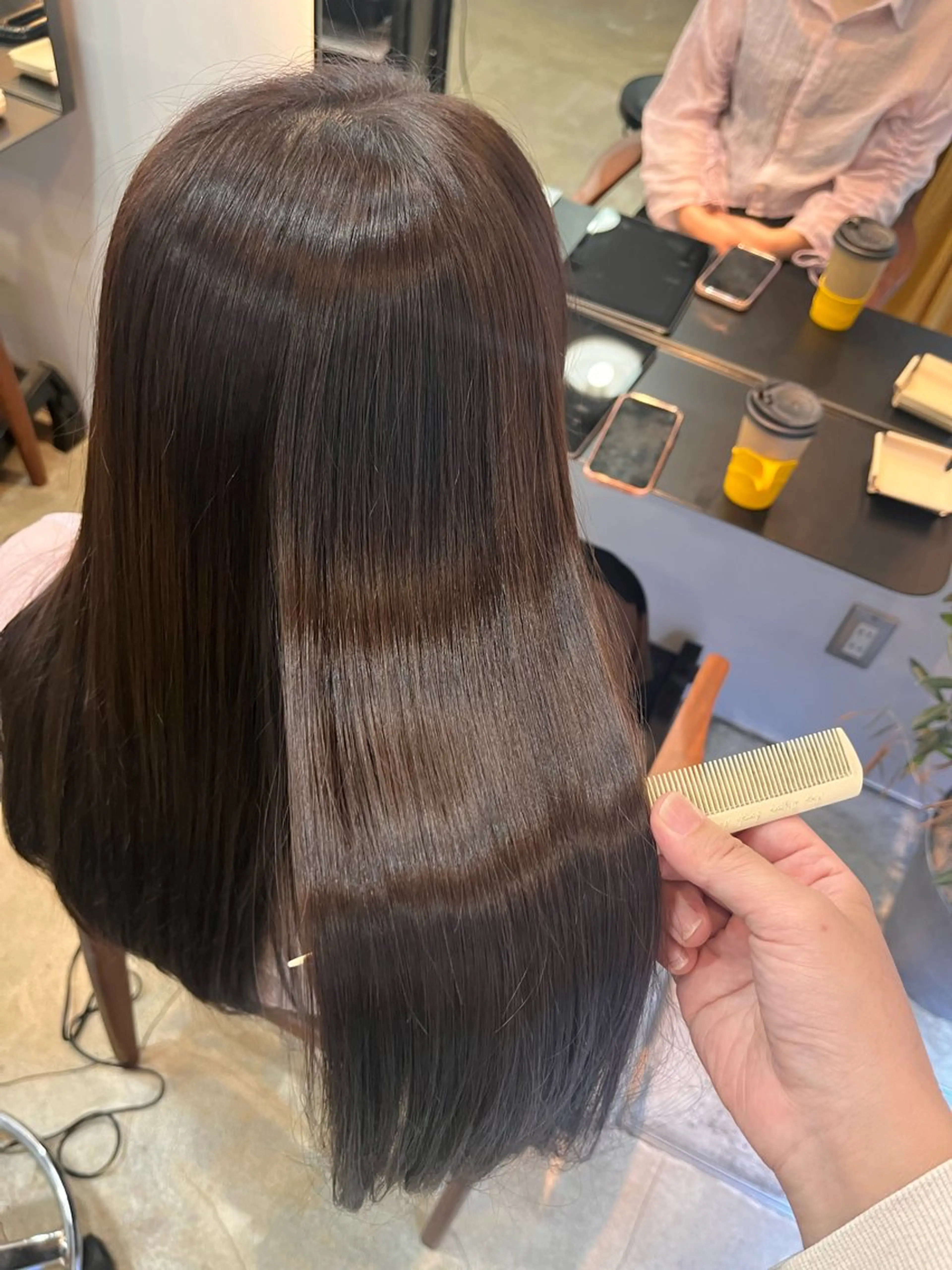 ロング 髪質改善 トリートメント トリートメント 行川 由希子のヘアスタイル