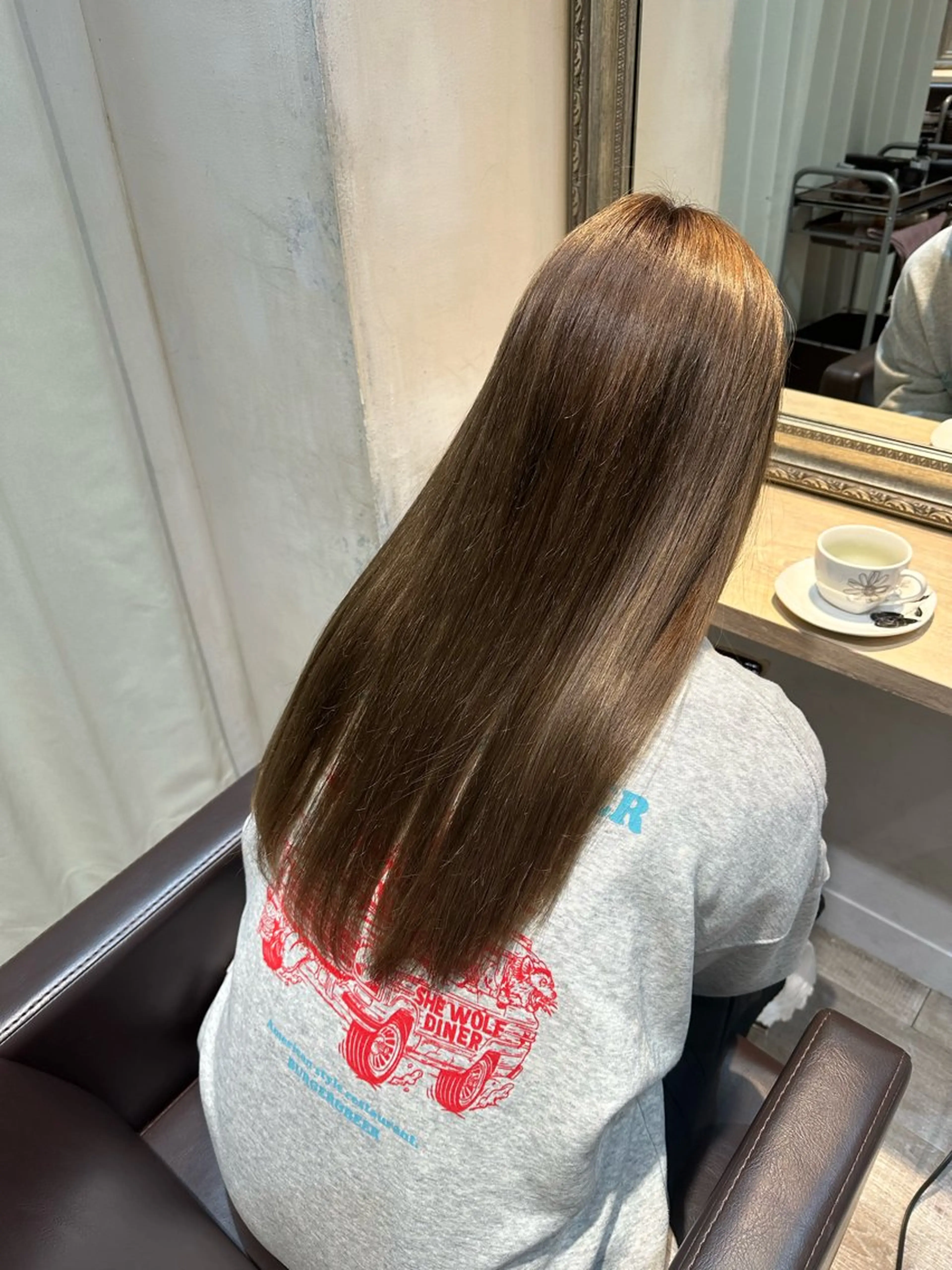 ロング ルティア新宿縮毛 🐚山入端巧のヘアスタイル