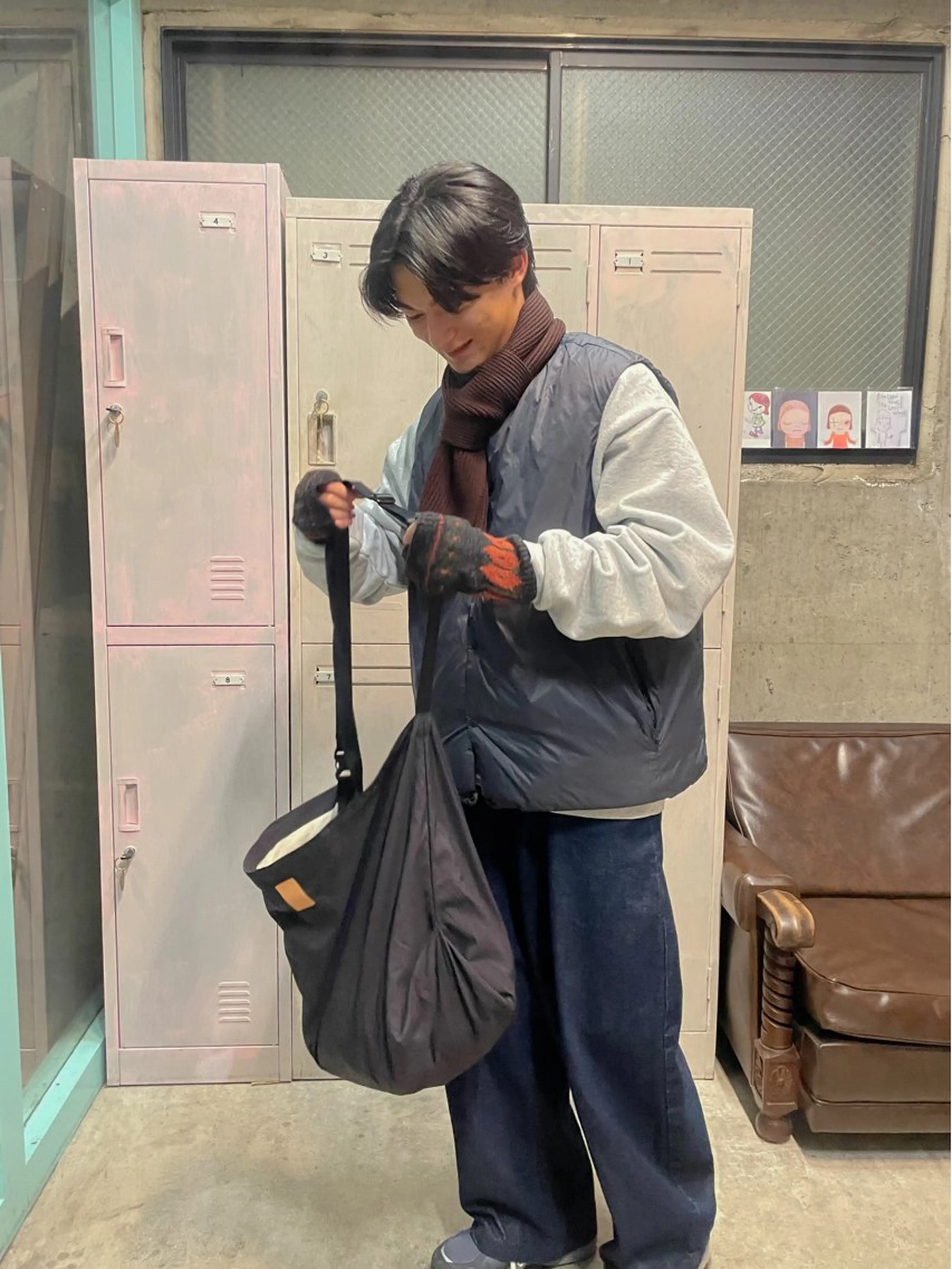 ショート メンズ パーマ/レイヤー 岩山丈一郎のヘアスタイル