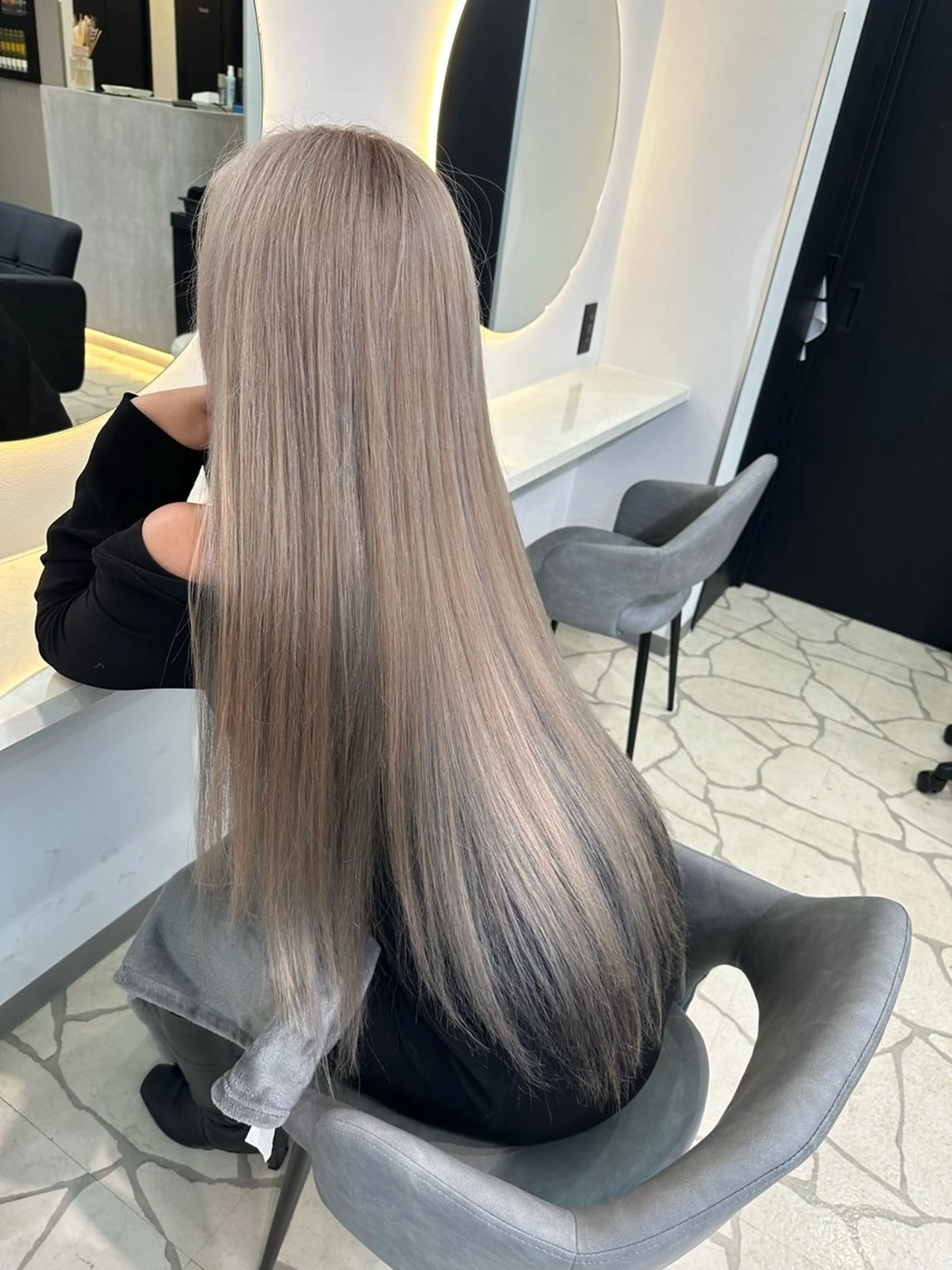 ミディアム シールエクステ エクステ 店長山田 やまでぃーのヘアスタイル