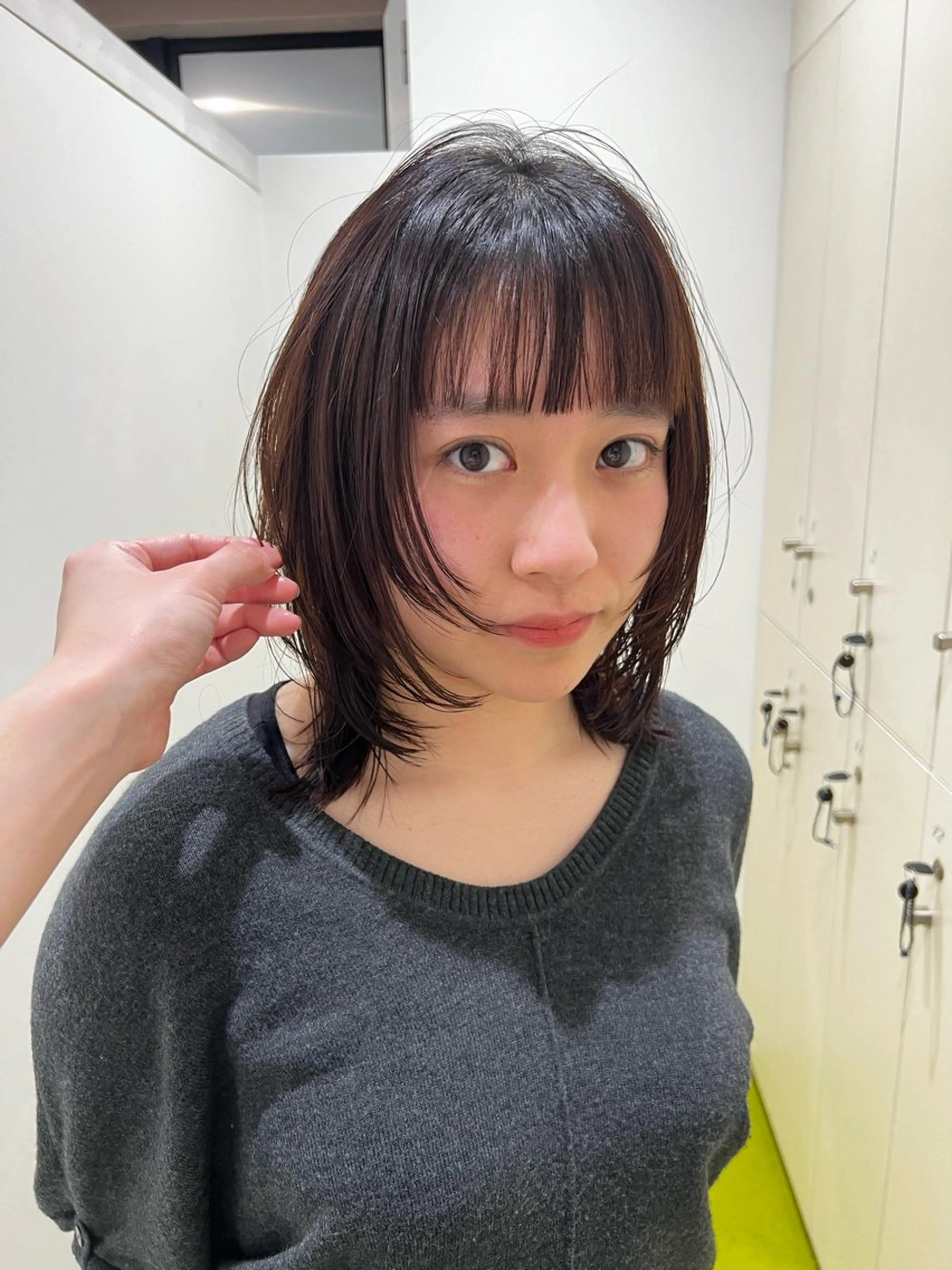 セミロング Aman  D'or所属・ショート/ボブ/東 千耀のヘアスタイル