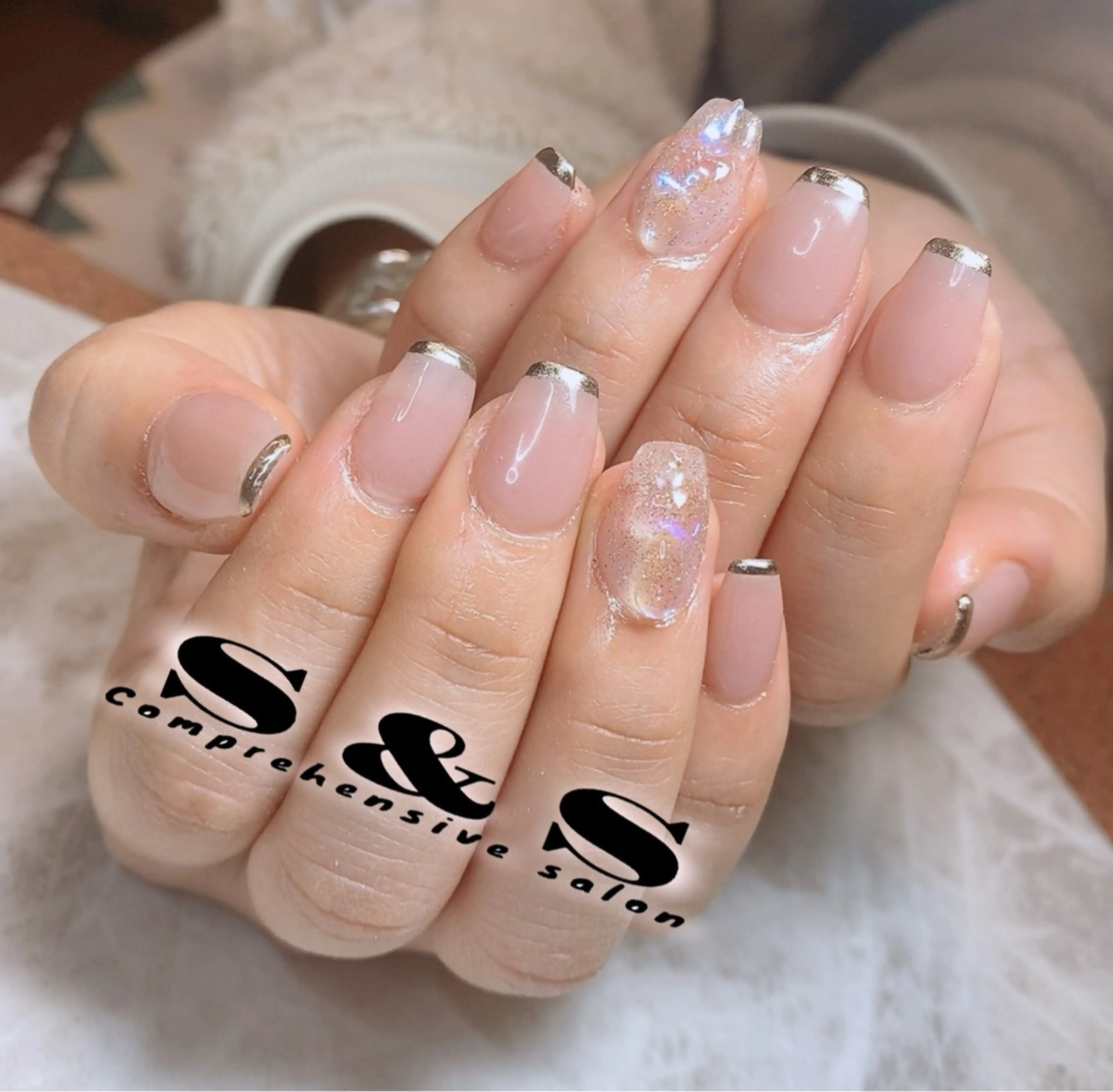 ネイル 長さ出し メンズネイル 持ち込み スカルプネイル S&S 村田小百合のネイルデザイン