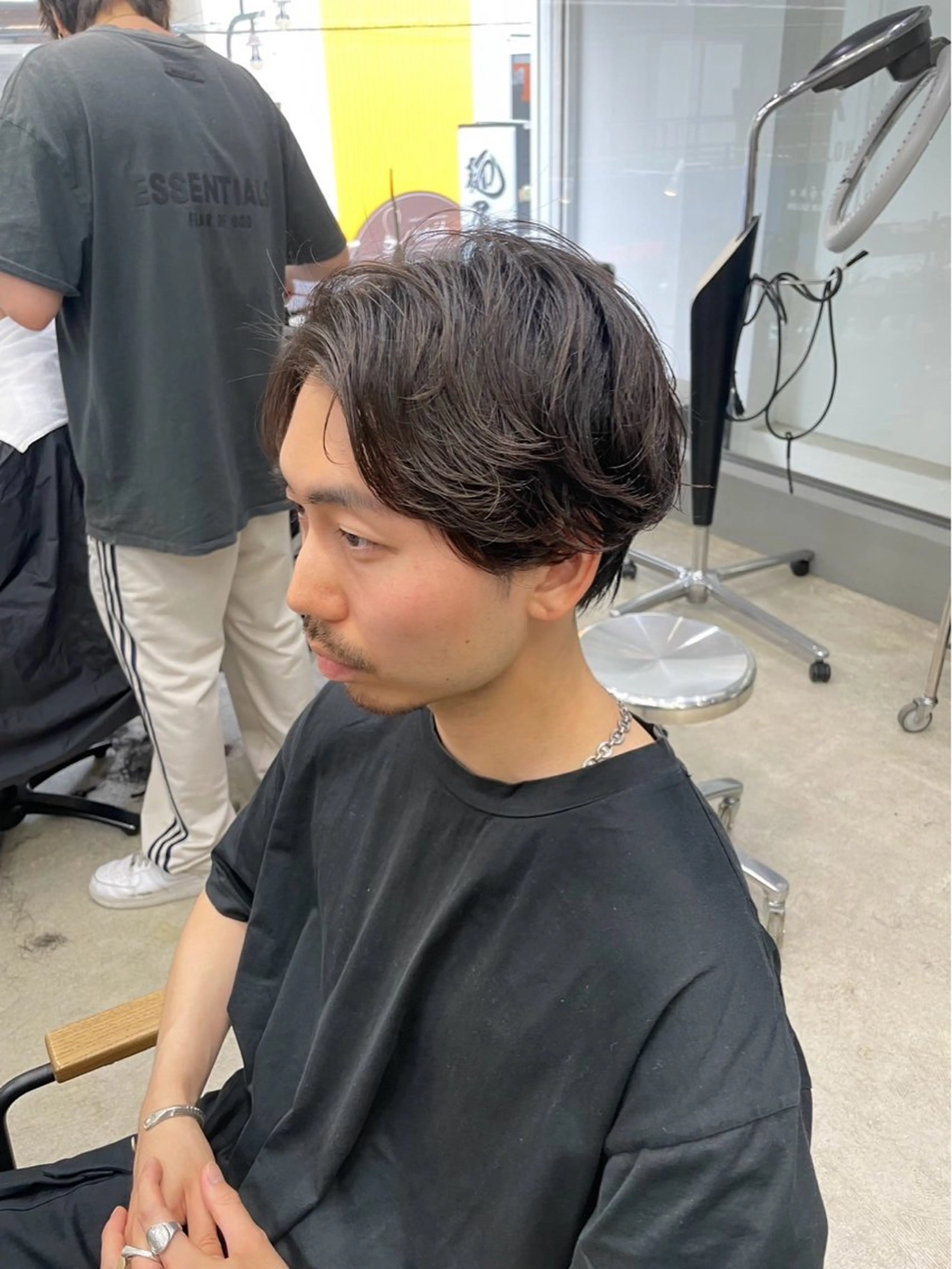 ショート パーマ メンズ カット パーマ メンズ専門サロン wokeのヘアスタイル