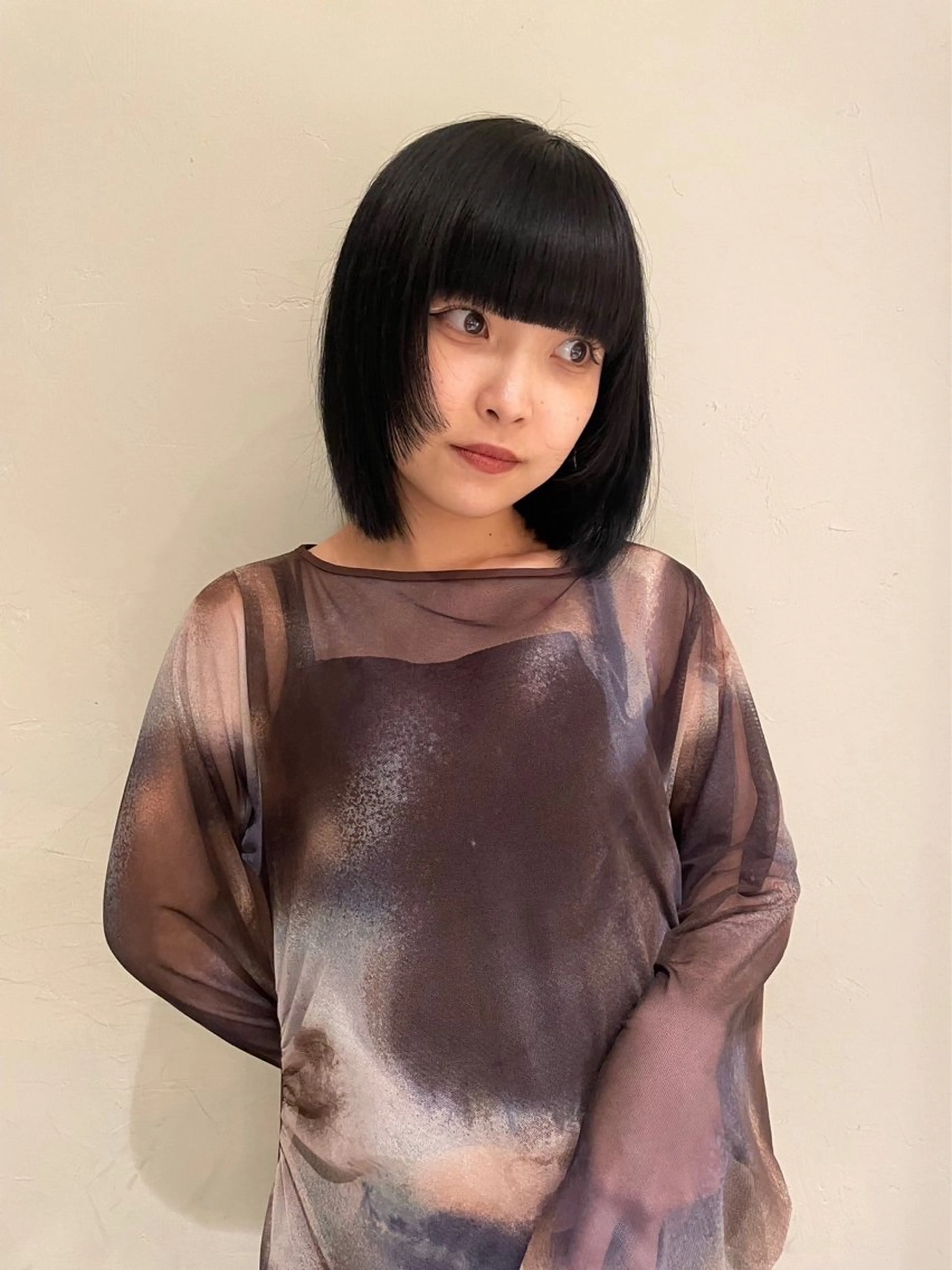 ミディアム カラー カット 🪱BAROQUE anzu📛のヘアスタイル