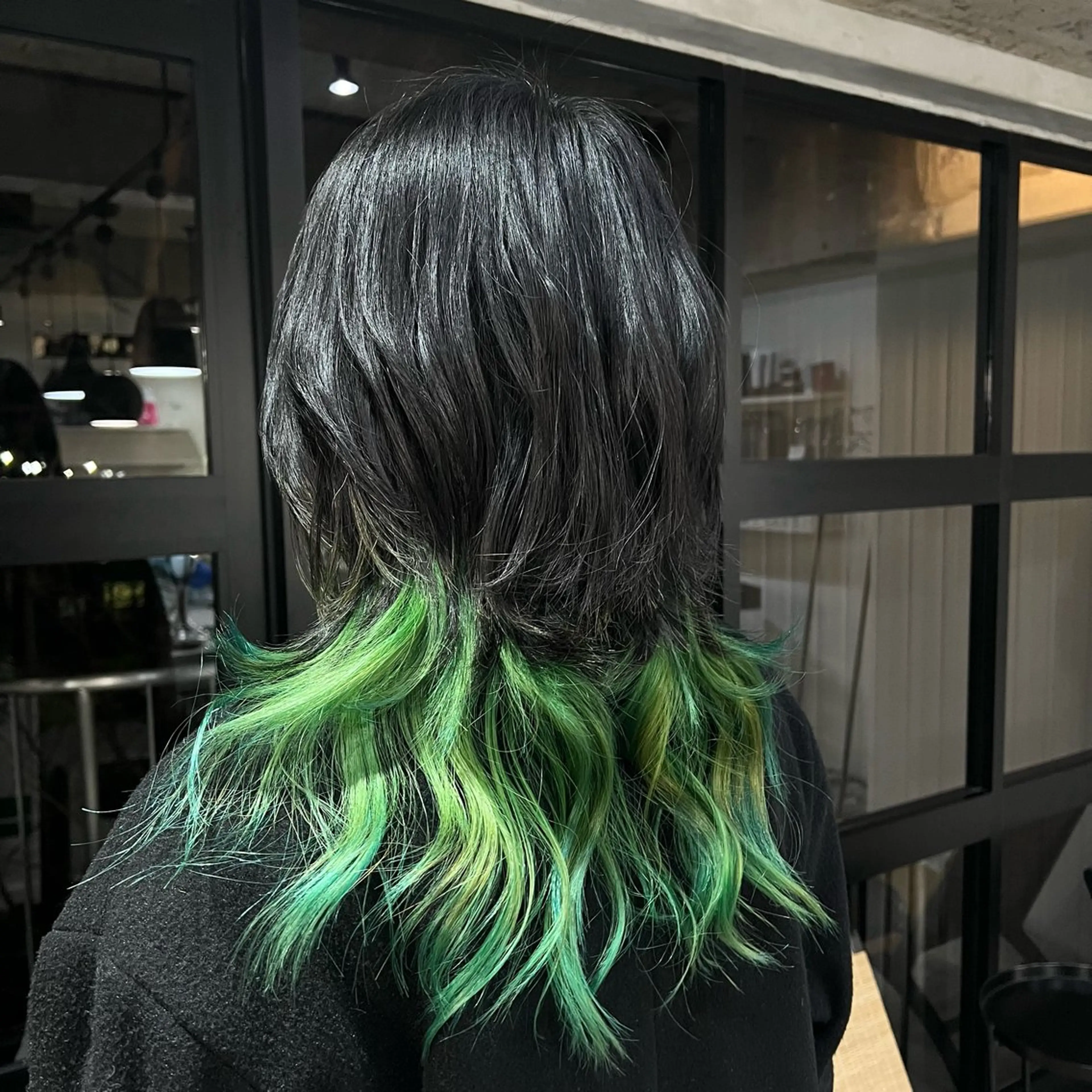 セミロング ウルフカット ヘアカラー LA KING KYOTO所属・✨モデル様募集中　✨ ハーツのヘアスタイル