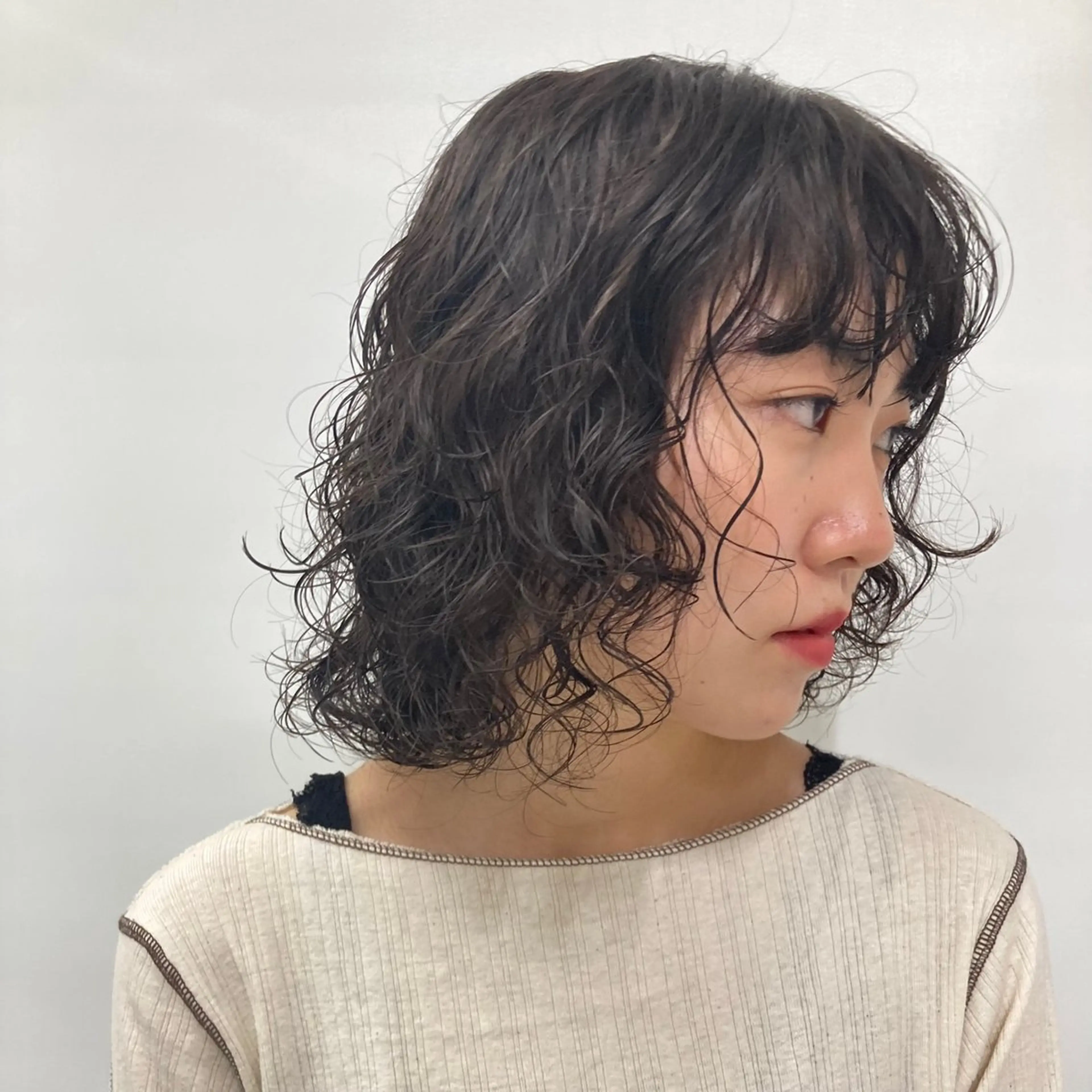 ショート カラー パーマ ヘアアレンジ ウルフ/レイヤー エクステ/kokiのヘアスタイル