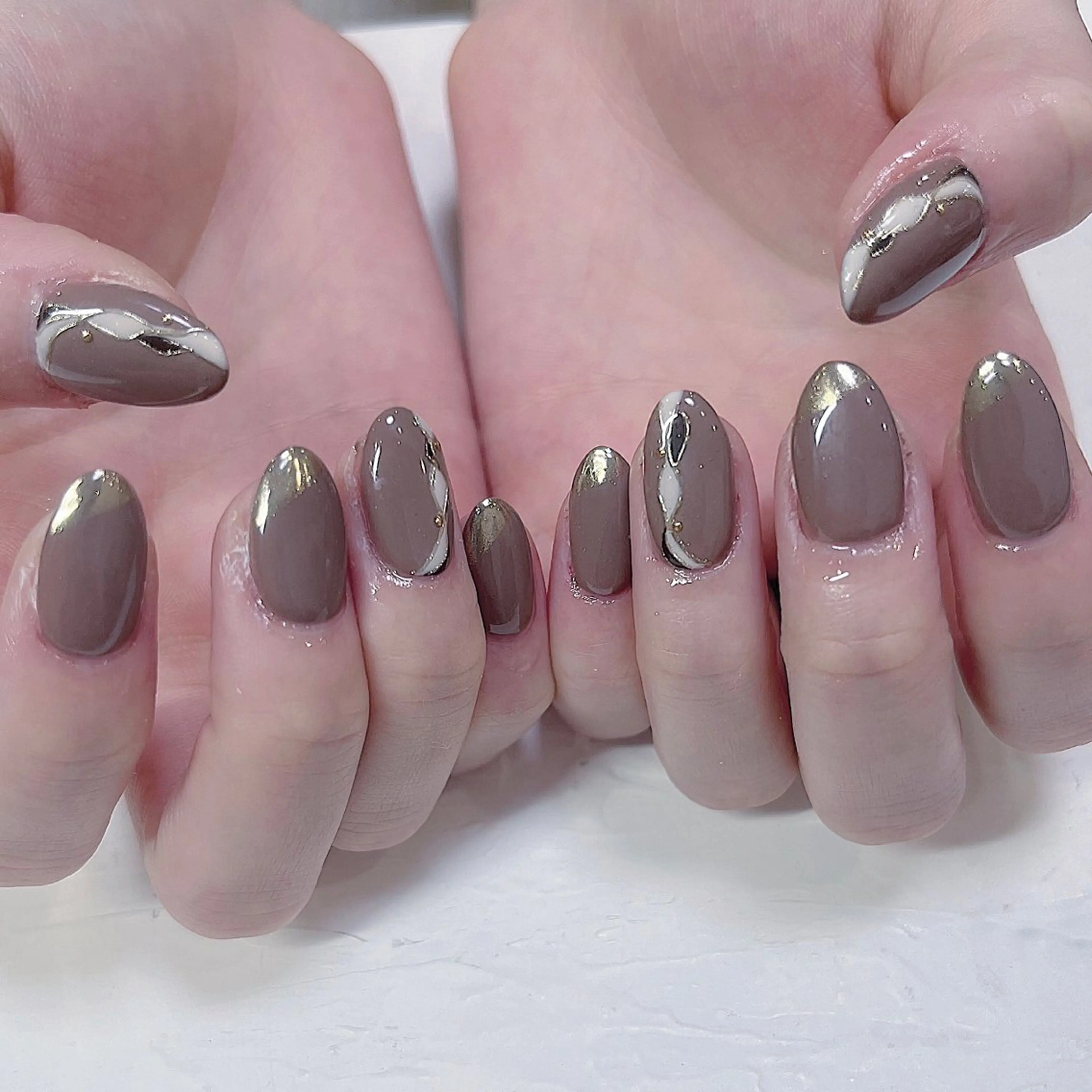 ネイル ハンドネイル Maya 🧊🫧‪のネイルデザイン