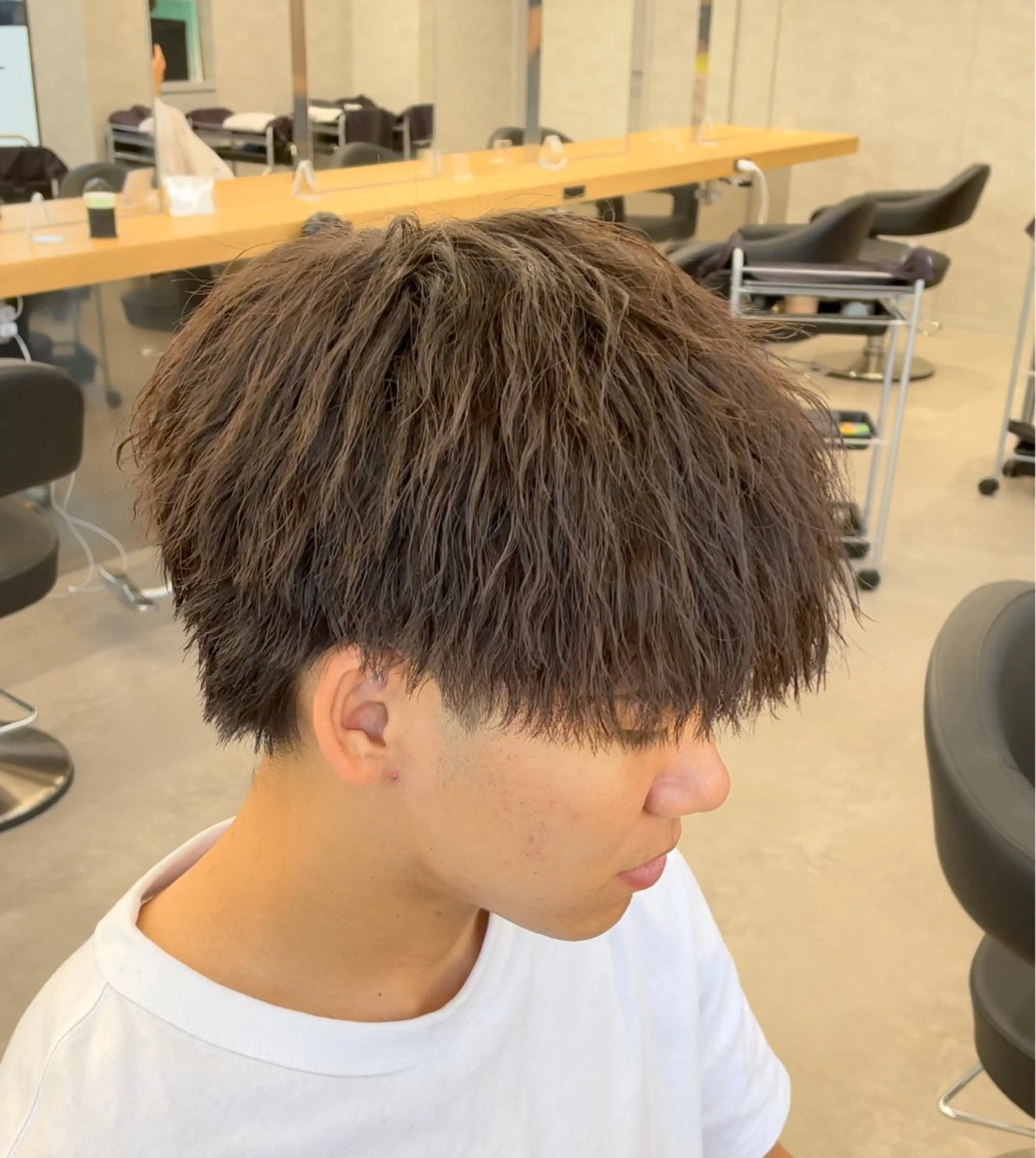 パーマ メンズ カット パーマ 🌟あゆ🌟 女子ウケスタイルのヘアスタイル