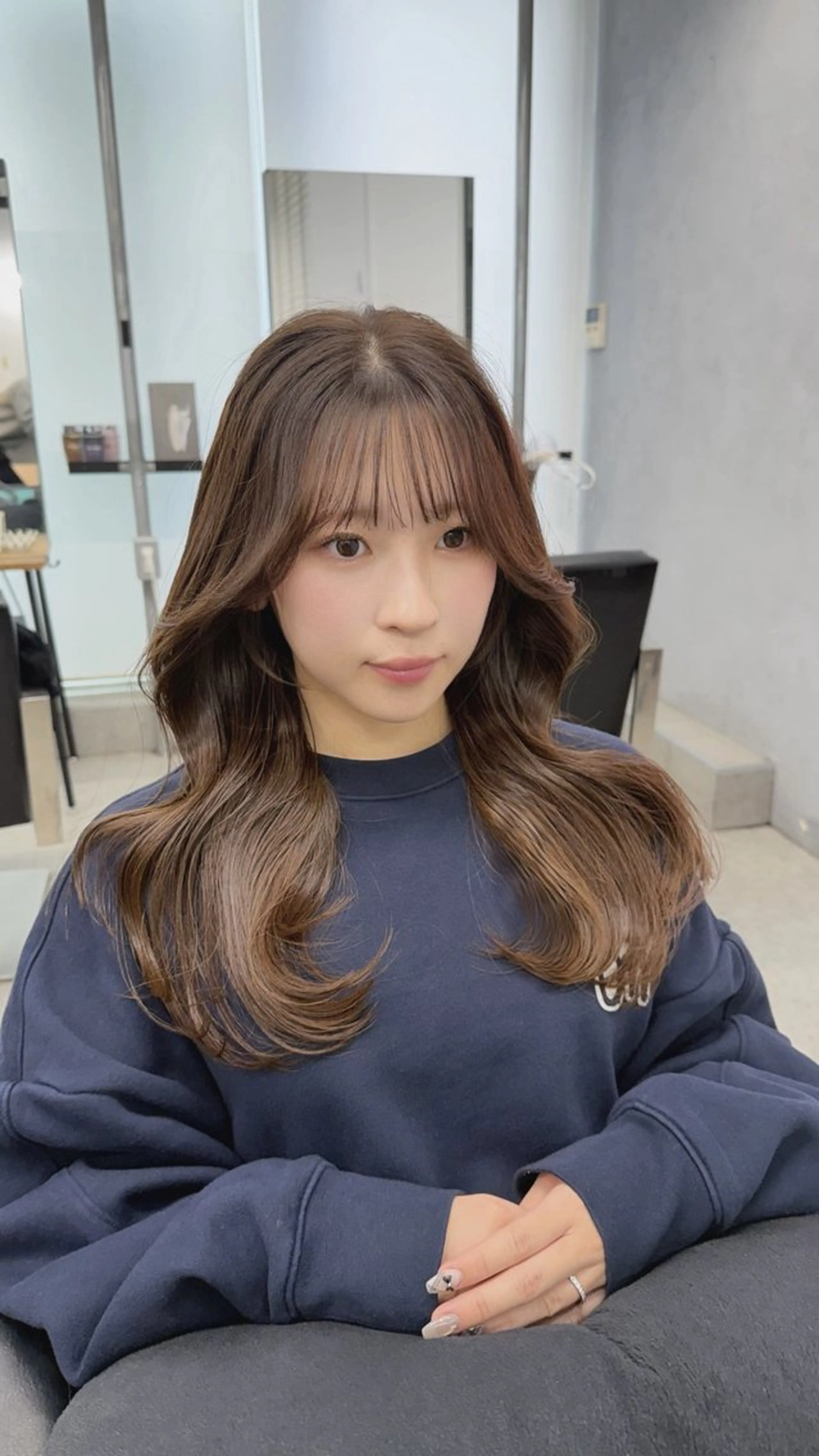 ロング くびれヘア カット ヘアカラー トリートメント 【愛され小顔カット】 YOSHIKIのヘアスタイル