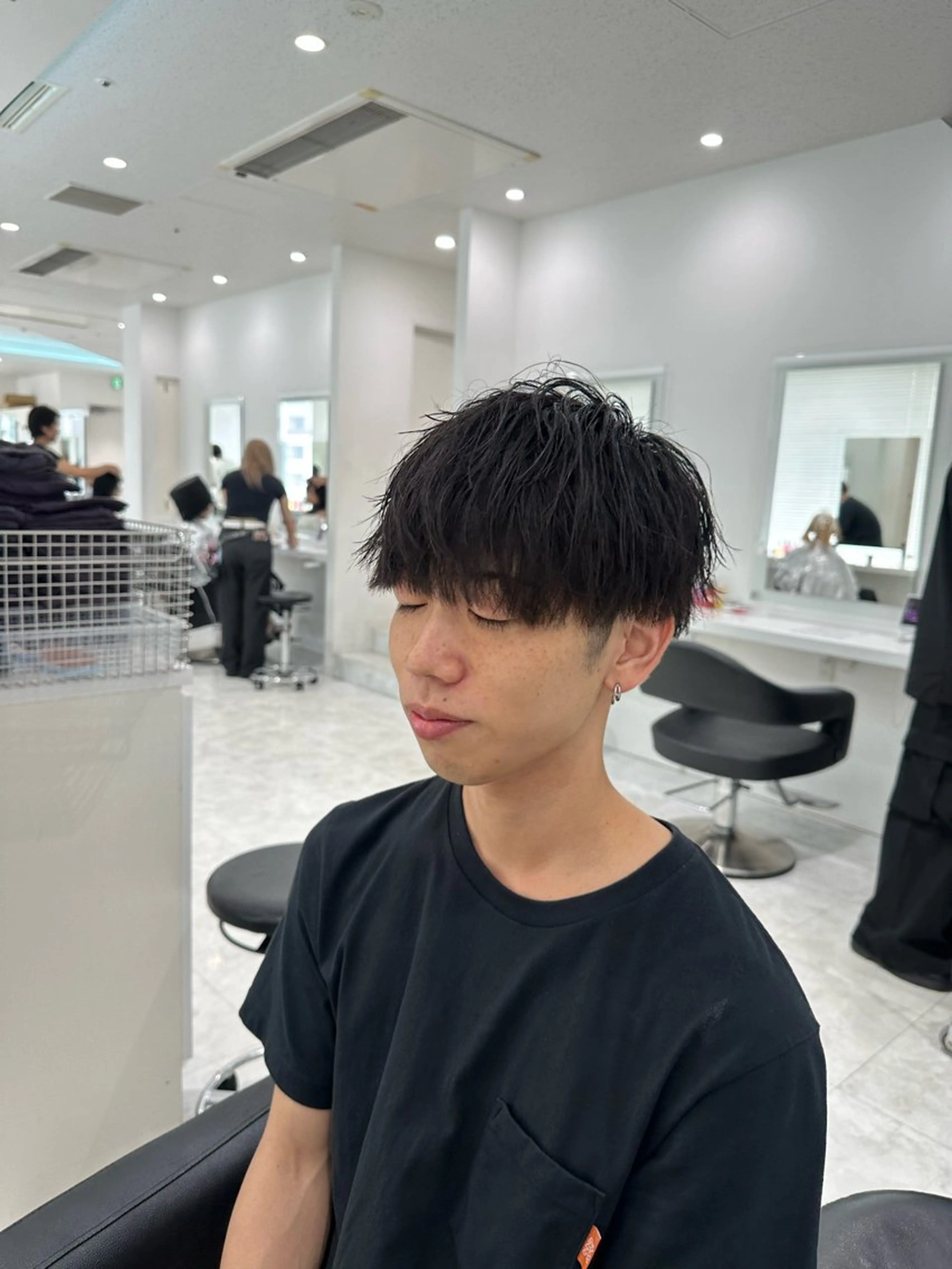 メンズ カット 🐺メンズパーマ マッシュ　あさひ🐺のヘアスタイル