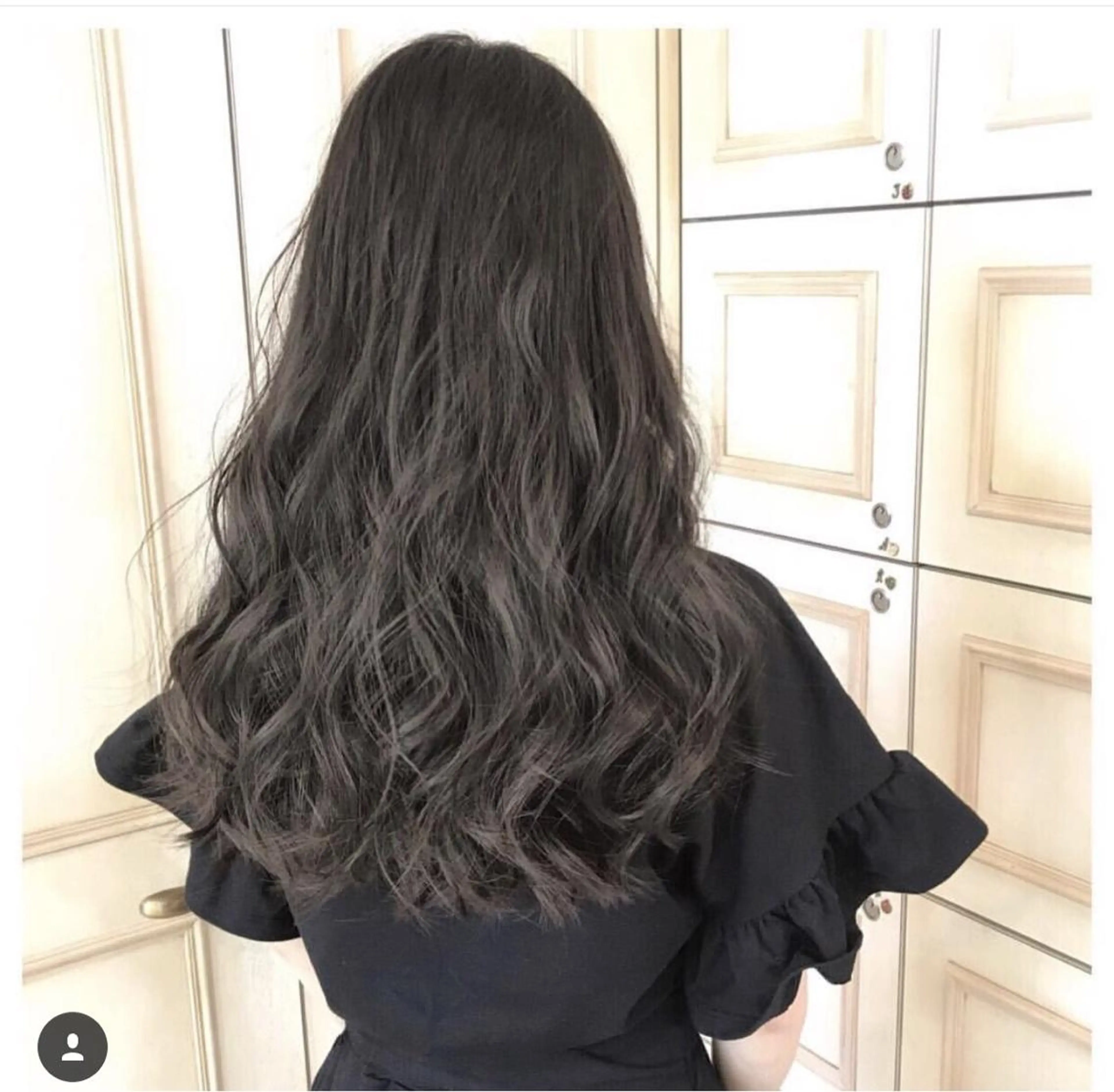 ロング カラー ヘアアレンジ 🩵盛れる韓国ヘア 🩵うるつやカラーのヘアスタイル